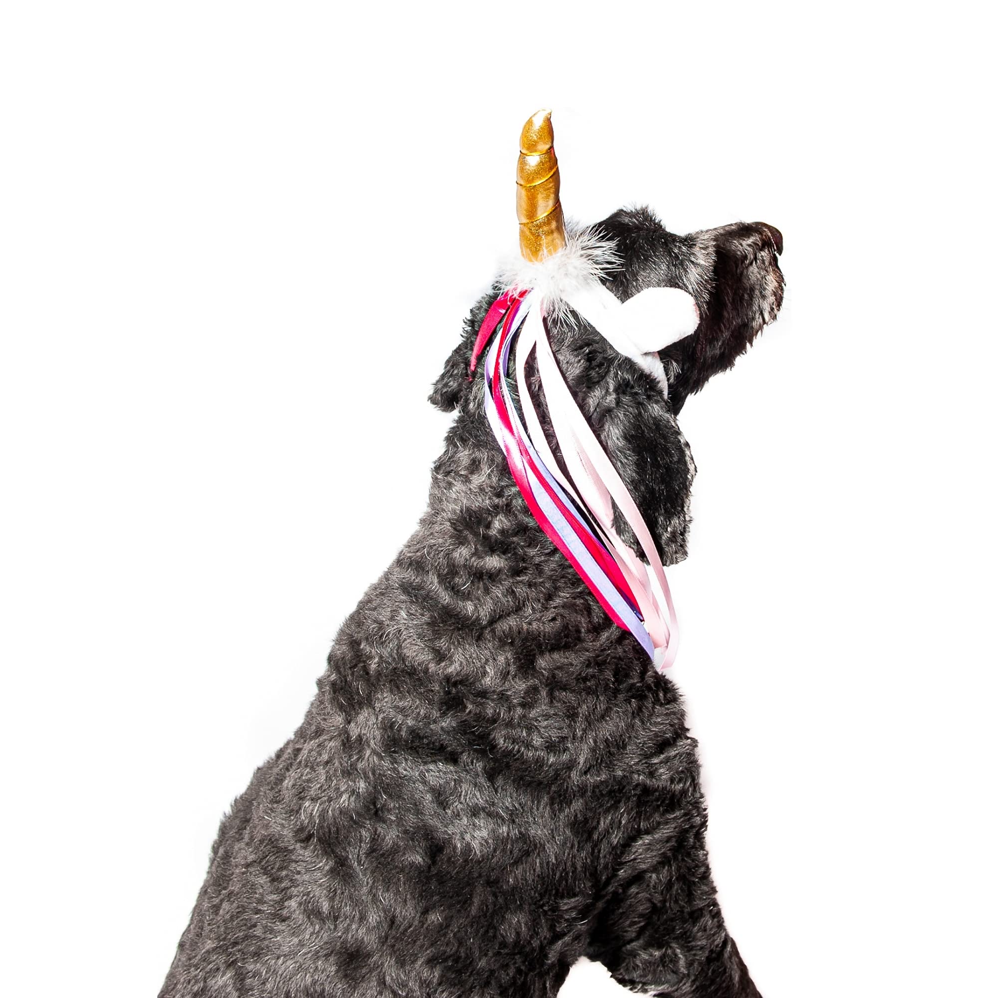 Midlee Dog Unicorn Horn Headband Halloween Costume