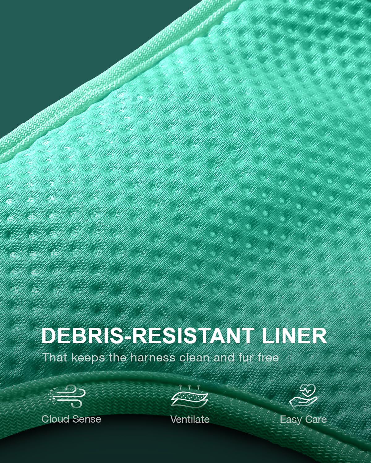 FAYOGOO Tactical Dog Harness for Medium Breed - Mesh Breathable Dog Harness Escape Proof with Handle - No Pull Military Service