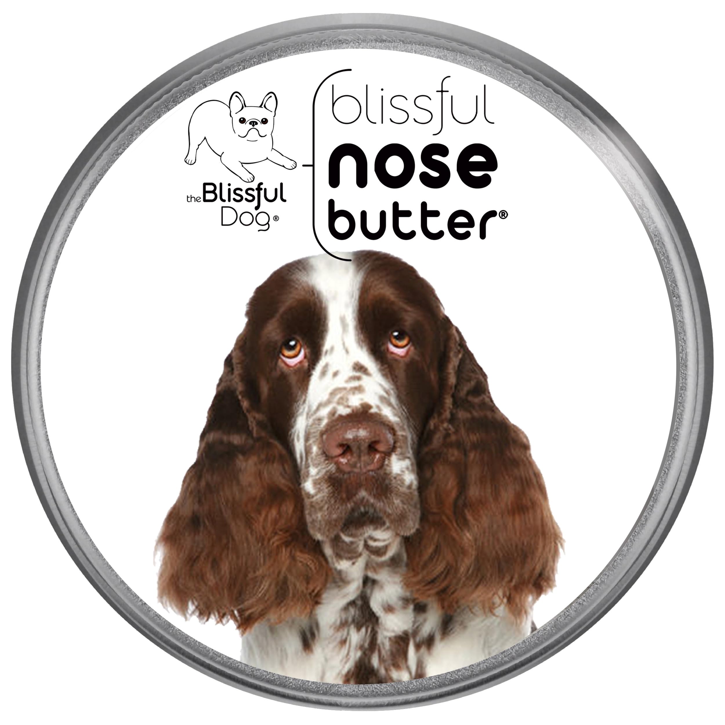 The Blissful Dog Springer Spaniel Unscented Nose Butter - Dog Nose Butter, 4 Ounce