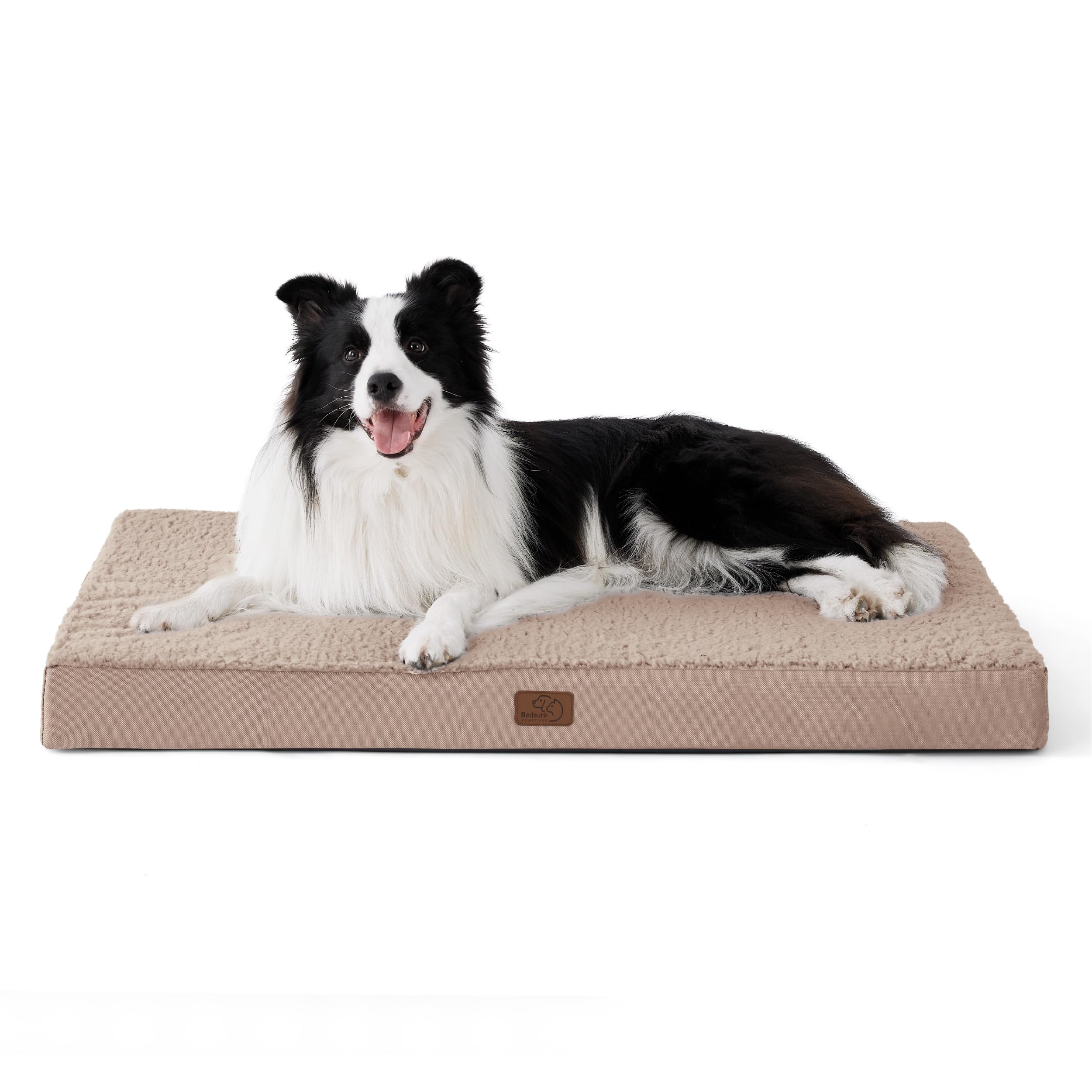 Bedsure Dog Bed For Large Dogs - Orthopedic Waterproof Puppy Beds With Removable Washable Cover, Egg Crate Foam Pet Mat, Suitabl