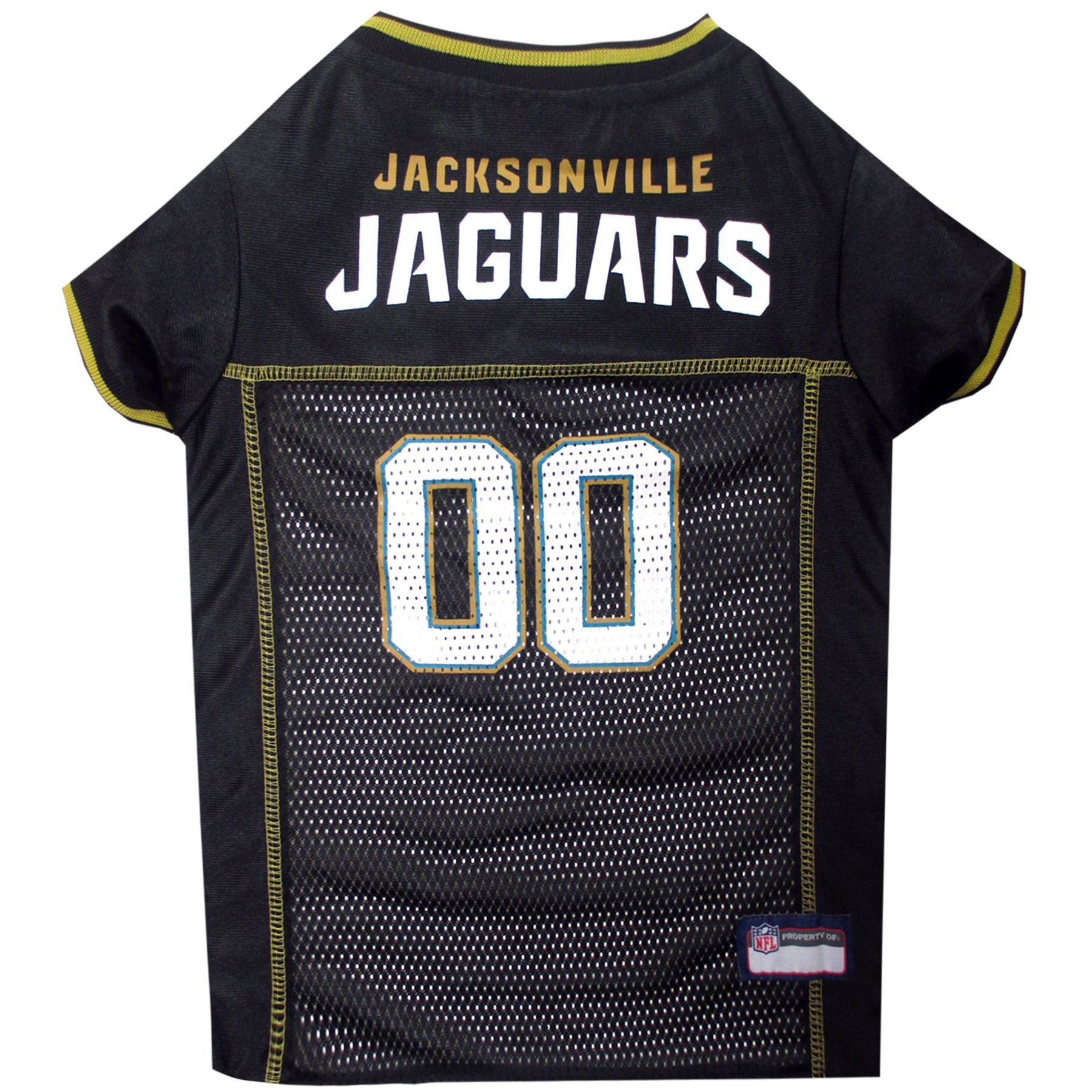 Nfl Jacksonville Jaguars Dog Jersey, Size: Small. Best Football Jersey Costume For Dogs & Cats. Licensed Jersey Shirt