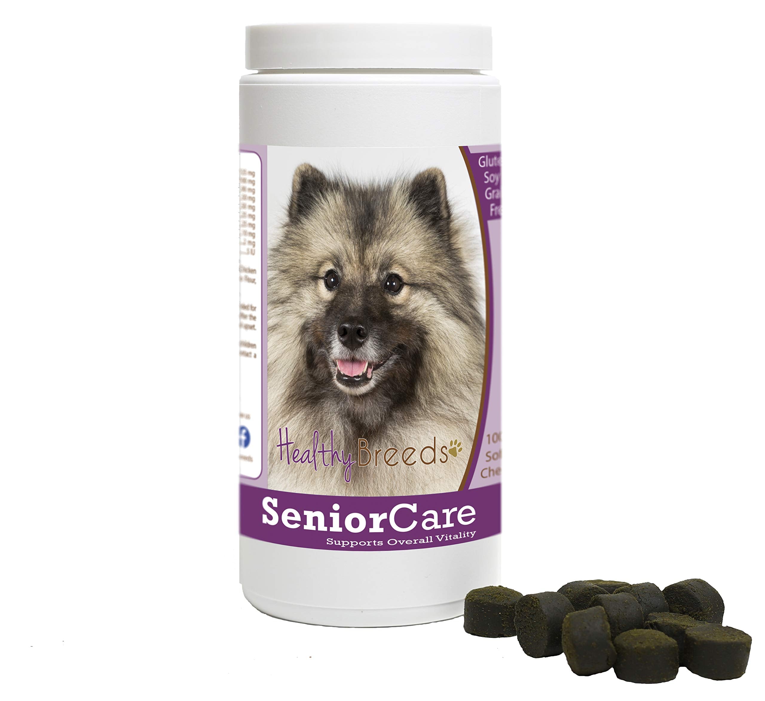 Healthy Breeds Keeshonden Senior Dog Care Soft Chews 100 Count