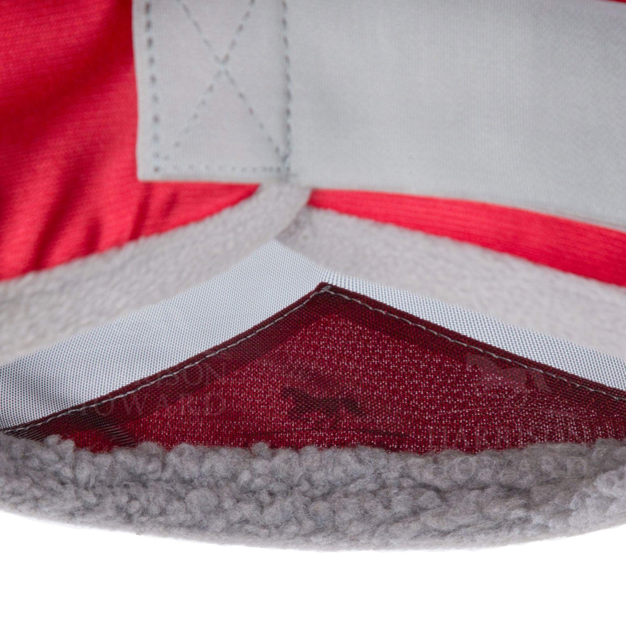 Harrison Howard CareMaster Pro Luminous Horse Fly Mask Large Eye Space Full Face Standard with Nose No Ears Ruby Full Size