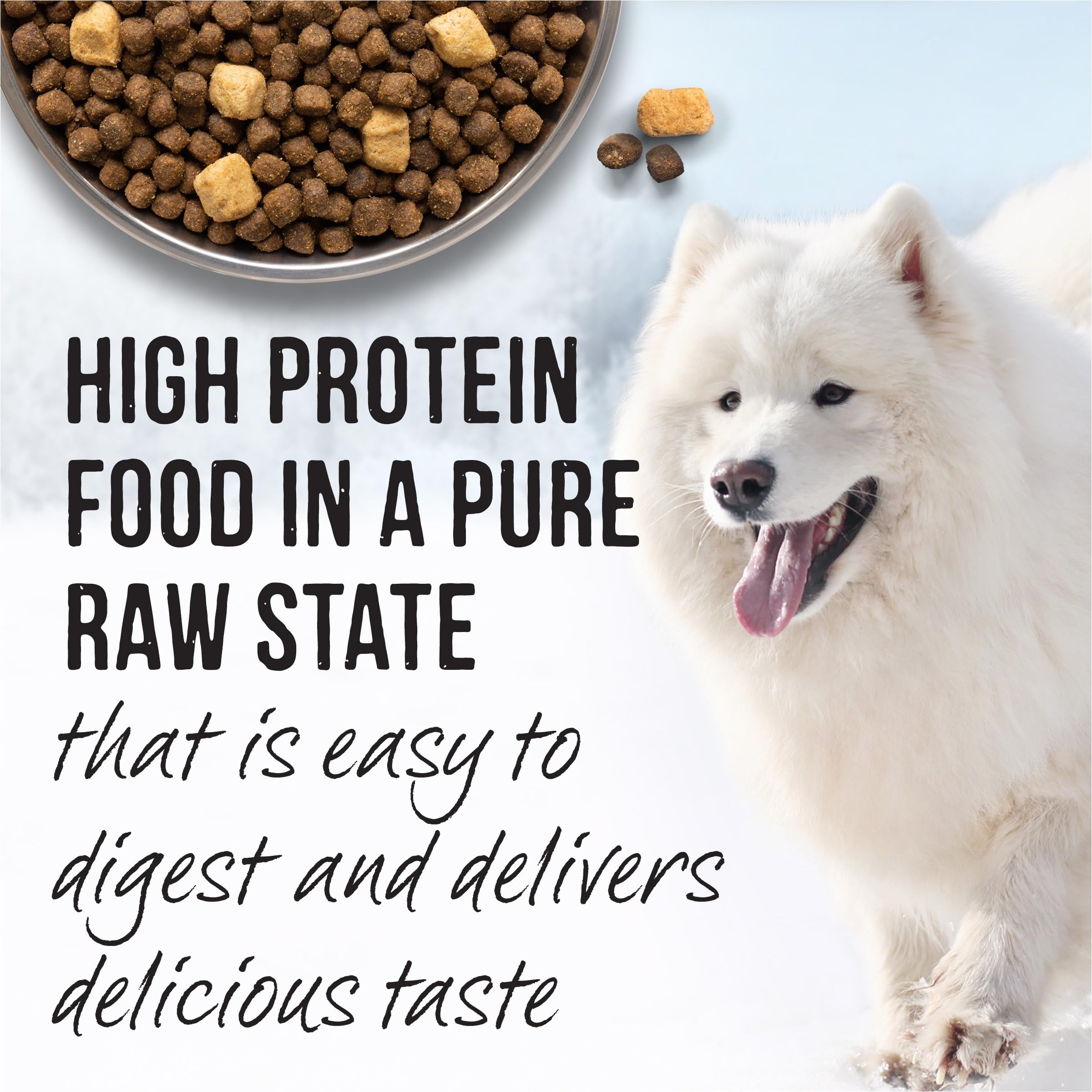 Merrick Backcountry Grain Free Dry Adult Dog Food, Kibble With Freeze Dried Raw Pieces, Pacific Catch With Salmon - 4.0 lb. Bag