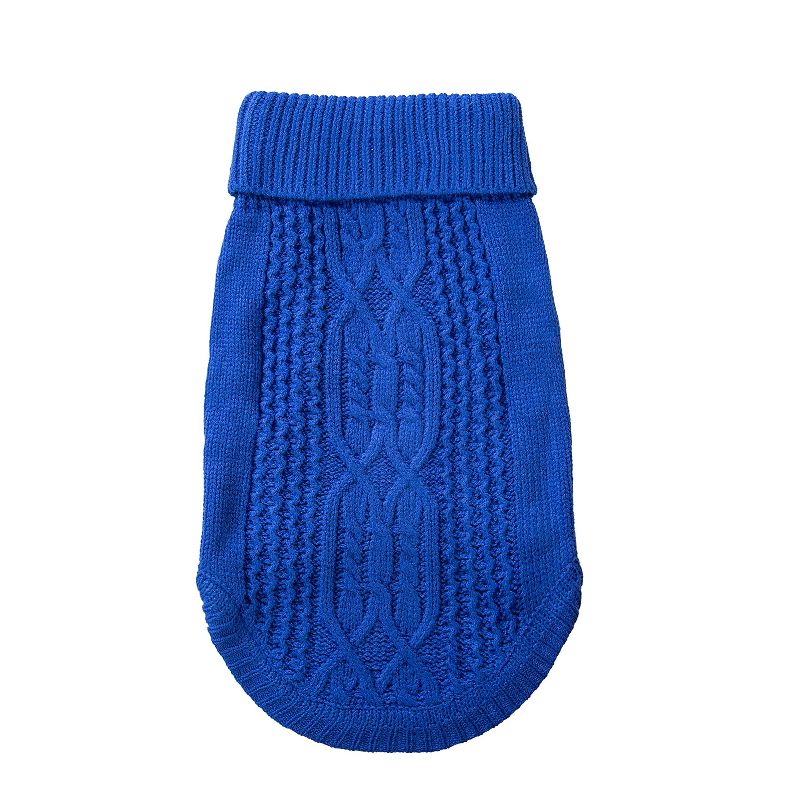 Jnancun Cat Sweater Keep Your Pets Cozy, 16 Color Turtleneck Knitted Sleeveless Dog Sweater, Winter Outfits For Cats & Small Dogs During Cold Seasons(Dark Blue, X-Small)