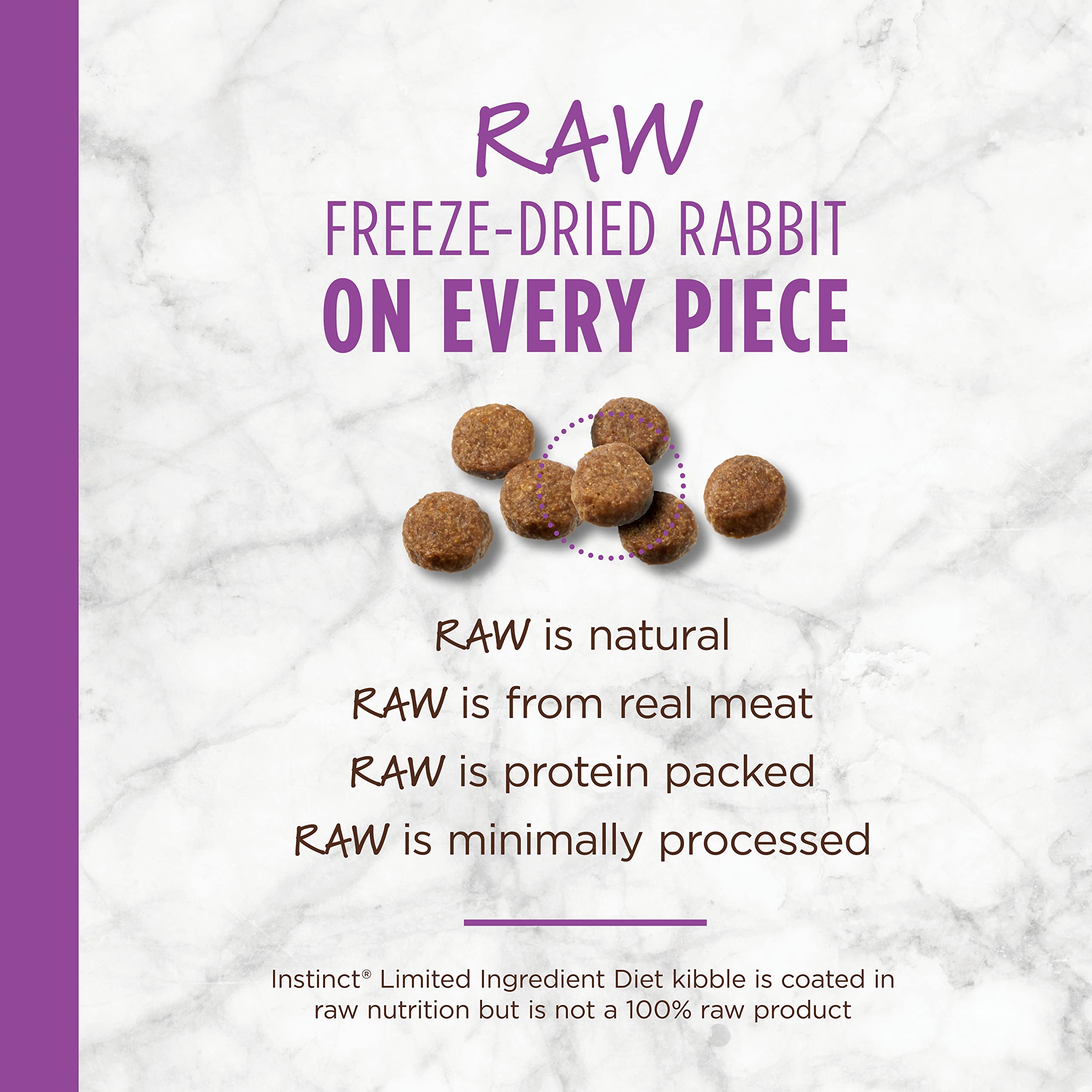 Instinct Limited Ingredient Diet, Natural Dry Cat Food, Grain Free Recipe - Real Rabbit, 4.5 lb. Bag