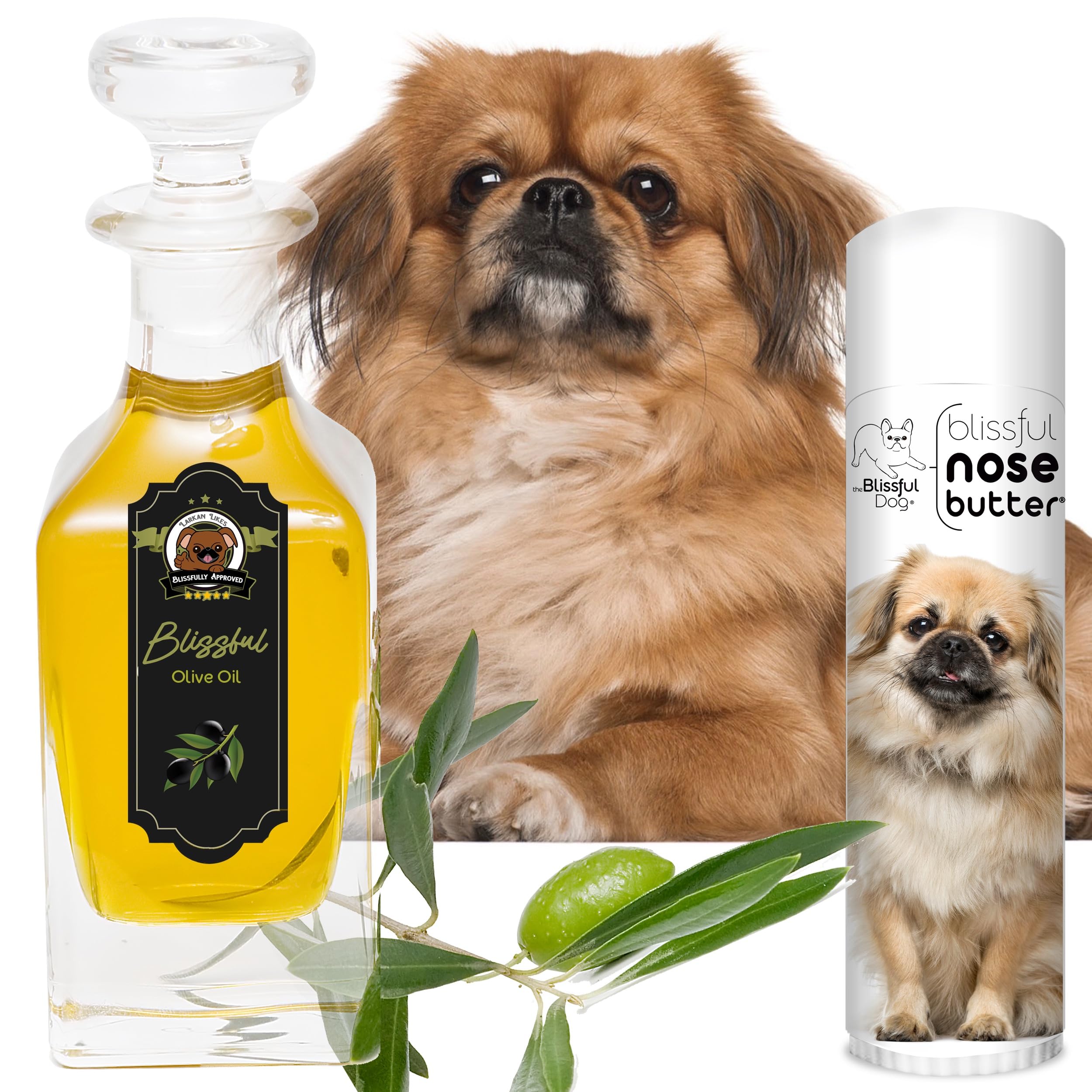 The Blissful Dog Tibetan Spaniel Unscented Nose Butter - Dog Nose Butter, 0.50 Ounce