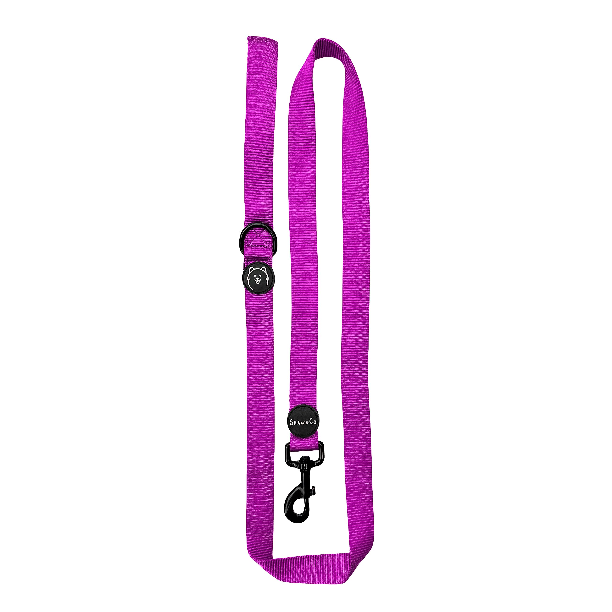 Shawnco Dream Walk Dog Leash- Premium, Nylon Pet Leash With Soft Neoprene Handle For Small, Medium And Large Dogs (Orchid, Small