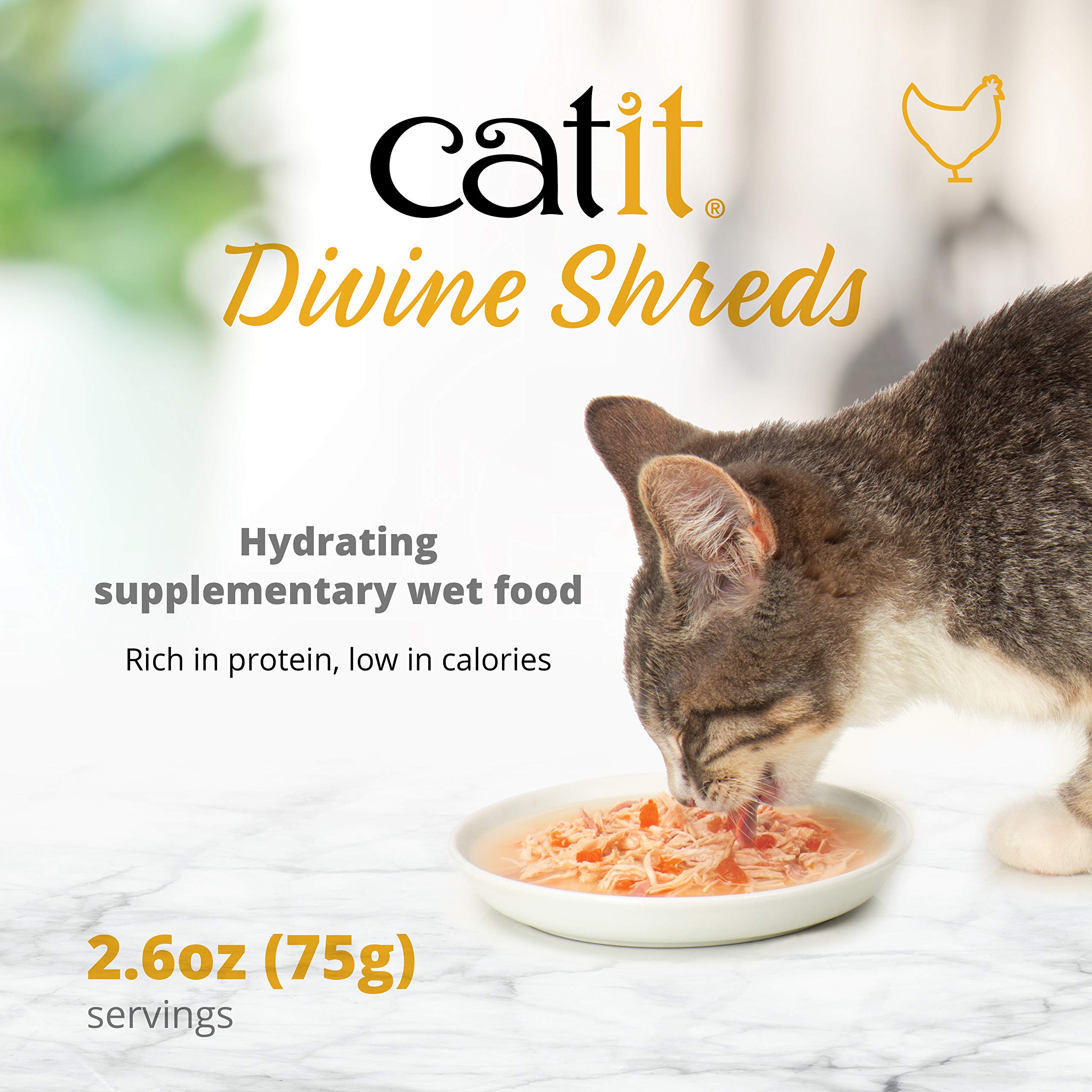 Catit Divine Shreds Chicken with Tuna and Carrot