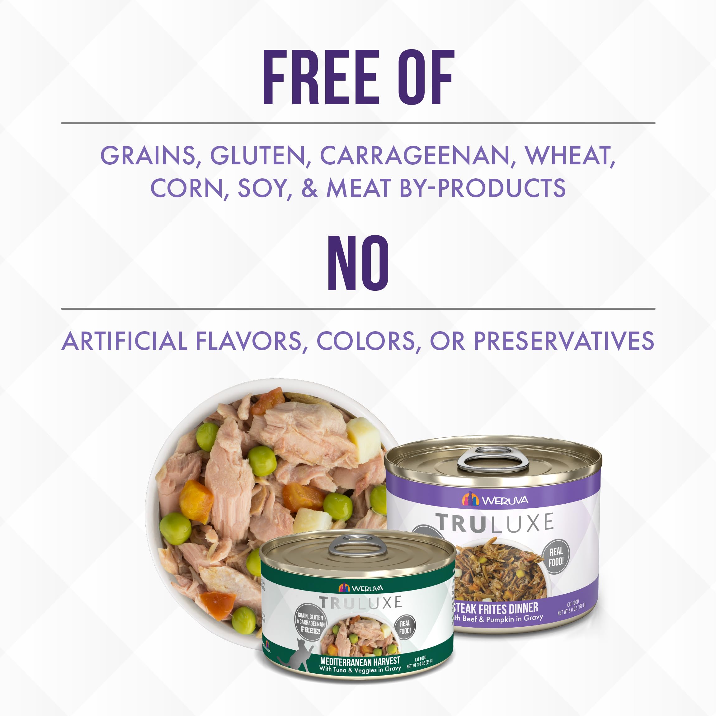 Weruva Truluxe Cat Food, Glam N Punk with Lamb & Duck in Gel