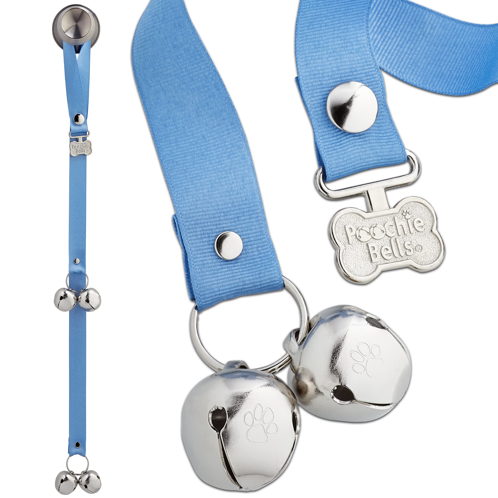 Poochiebells Original Handcrafted Potty Training Dog Doorbell - Excellence In Craftsmanship, One Size Fits All, Trainer-Recommen