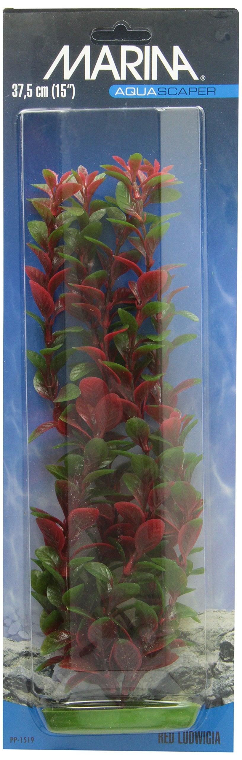 Marina Aquascaper Ludwigia Plant, 15-Inch, Red