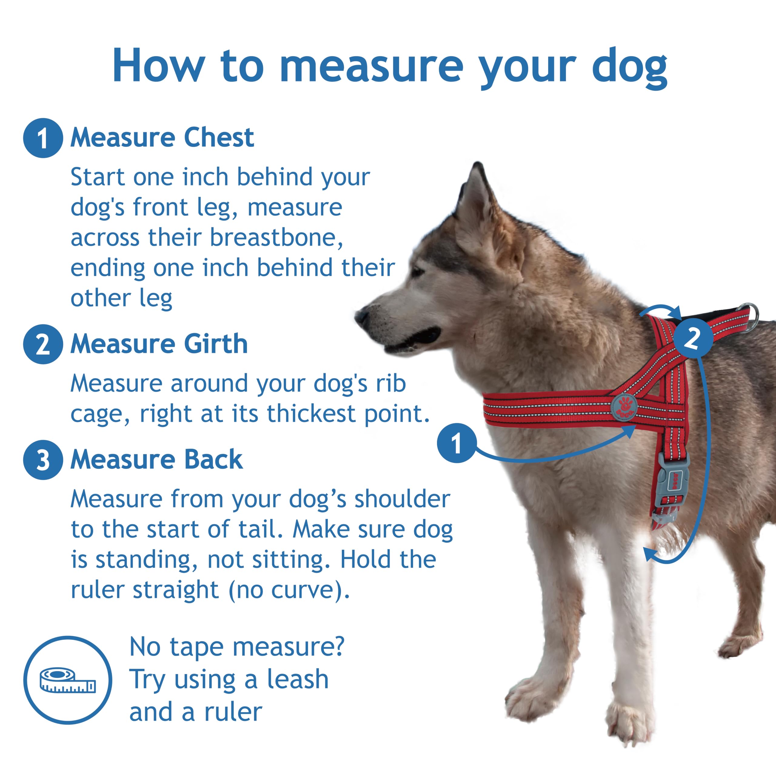 Doco No-Pull Dog Harness Halter Reflective Easy-Control Harness For Training, Walking, And Preventing Pulling, Ideal For Large D