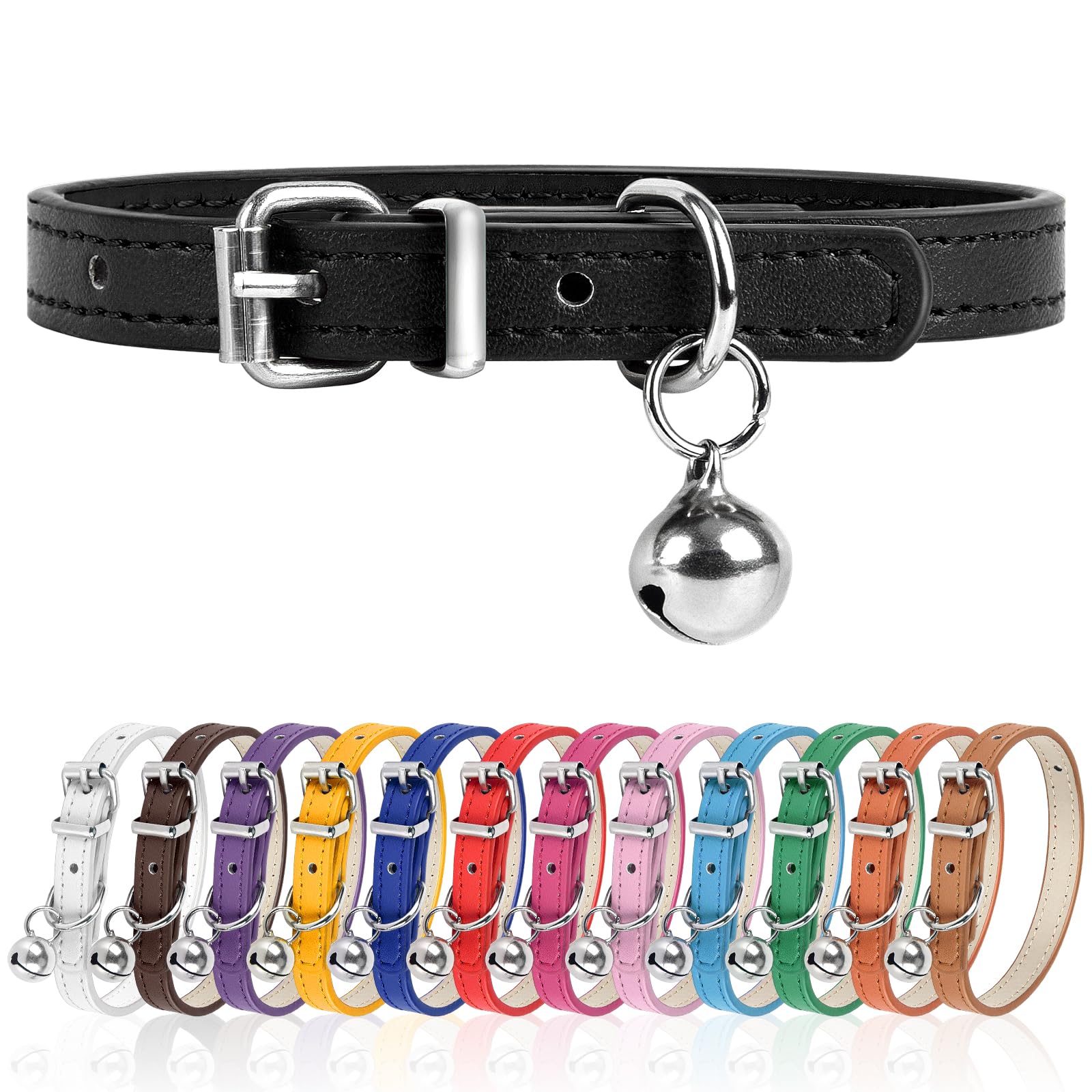Xs Dog Collar For Teacup Adjustable Teacup Dog Collar For Small Medium Large Dogs 3/8 Inch Width (Golden, Xs)