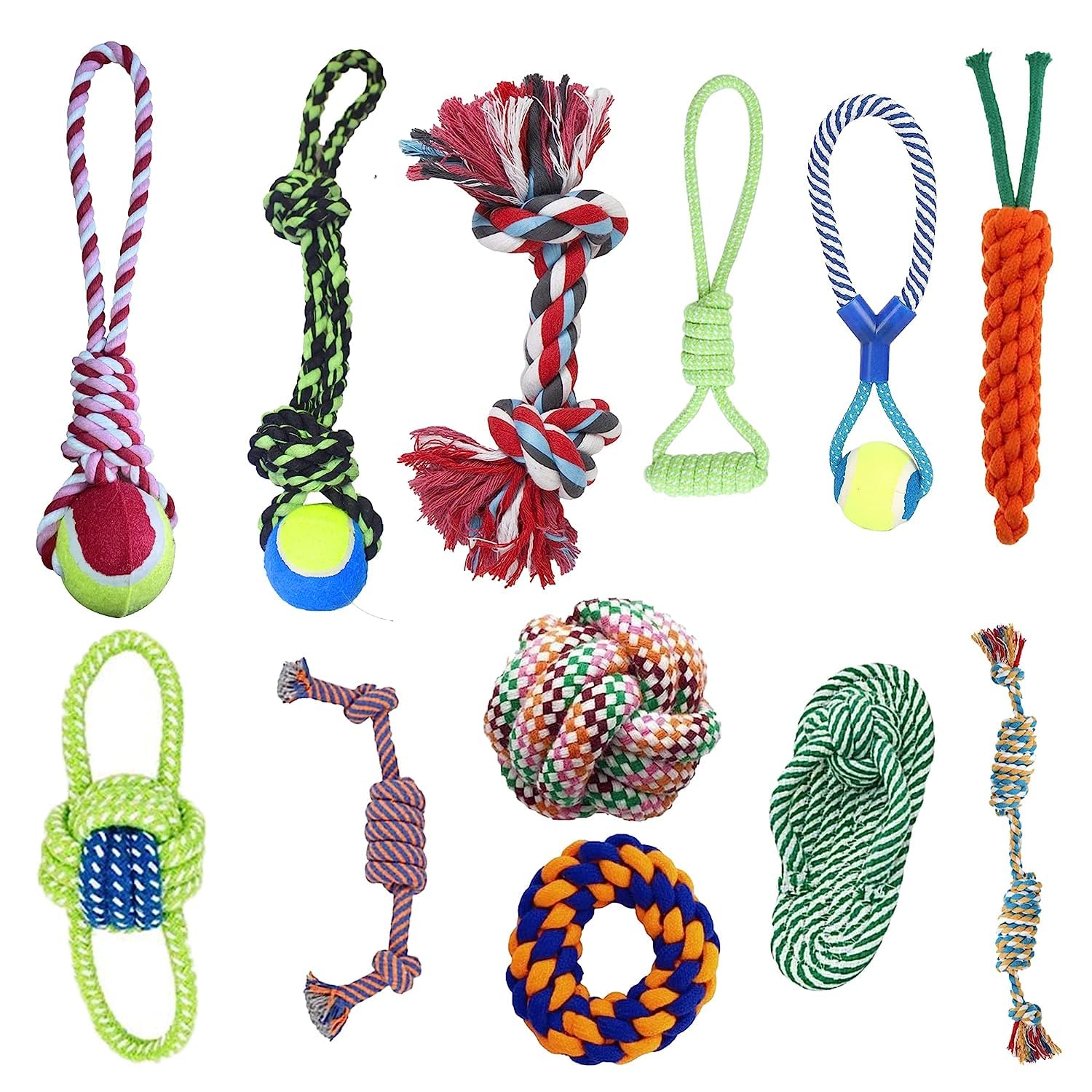 Cature Care By Nature Dog Chew Toy Combo Of Dumble Chew Toy Teether & Latex NonToxic Toys Rubber Ring Toy (Multicolor)