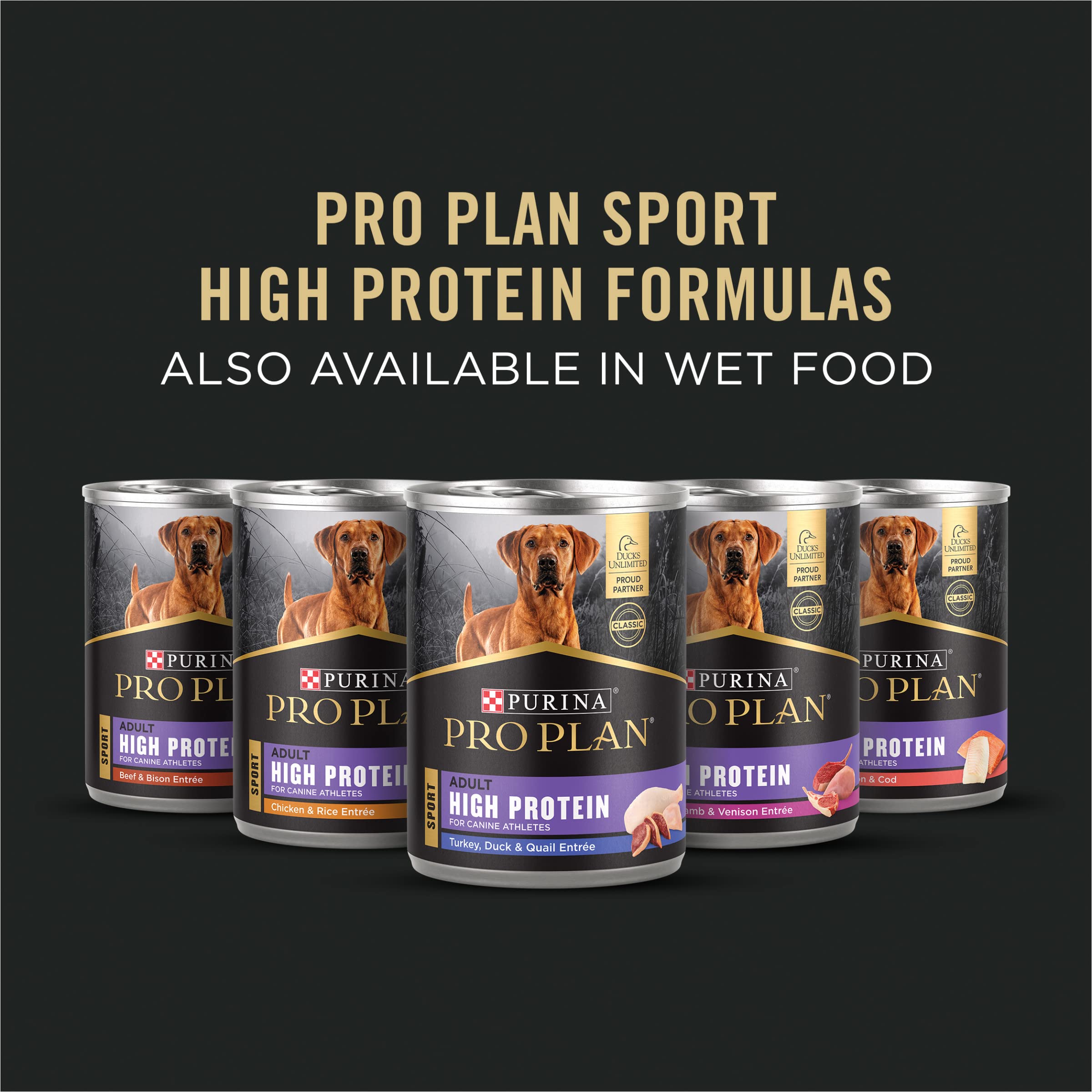 Purina Pro Plan Sport Adult 7 Plus Performance 30/17 Chicken and Rice Formula High Protein Dog Food - 4 lb. Bag