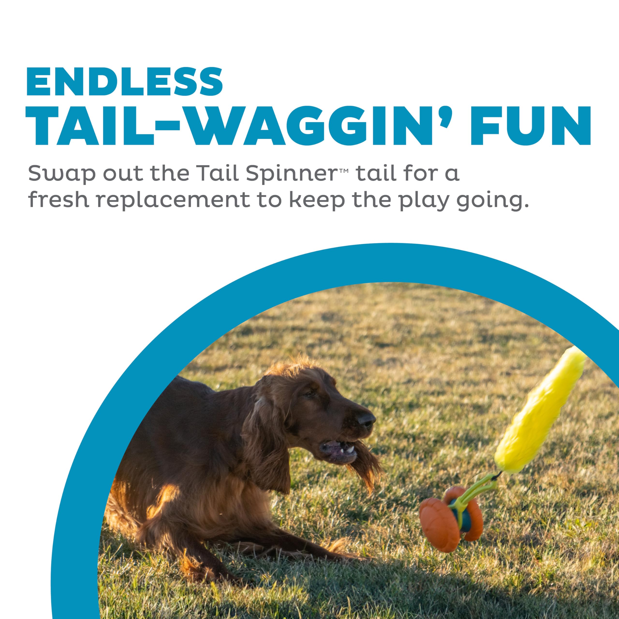 Outward Hound Replacement Tails For Tail Spinner Dog Chase Toy