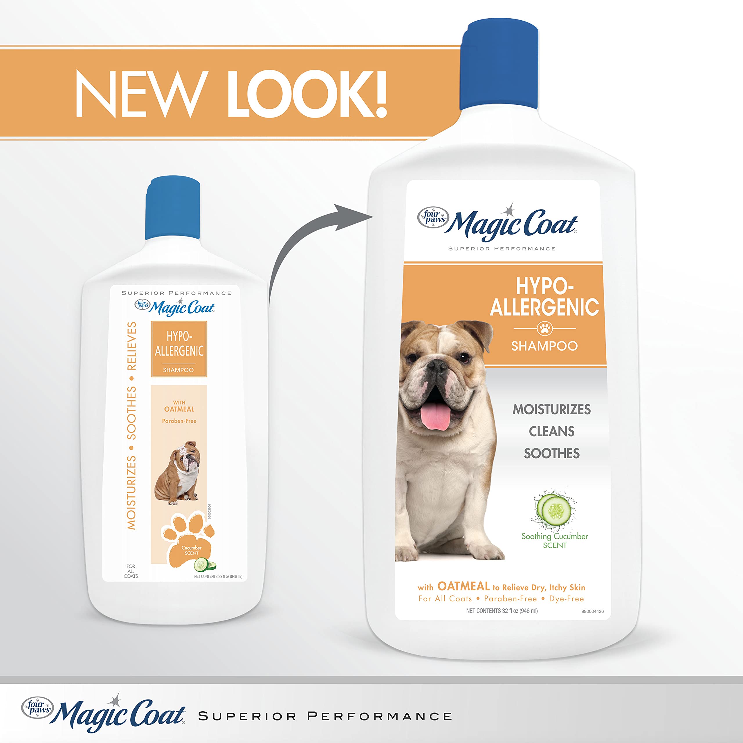 Four Paws Magic Coat Hypo-Allergenic Dog Shampoo Hypoallergenic Dog Shampoo 32 Ounces (1 Count)