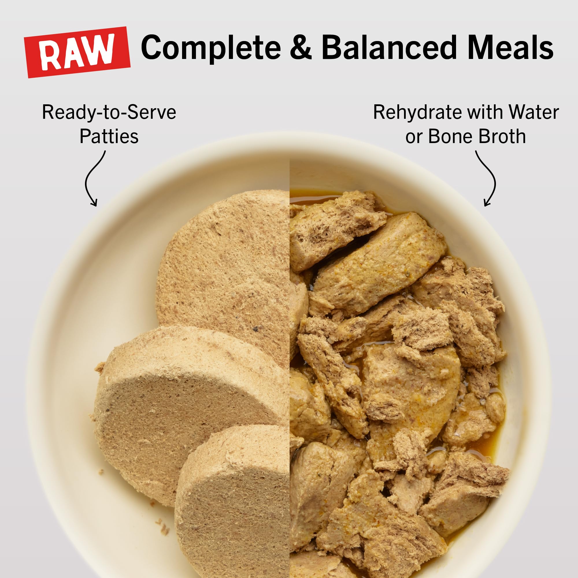 Stella & Chewys Freeze Dried Raw Dinner Patties - Crafted for Puppies - Grain Free, Protein Rich Perfectly Puppy Beef & Salmon