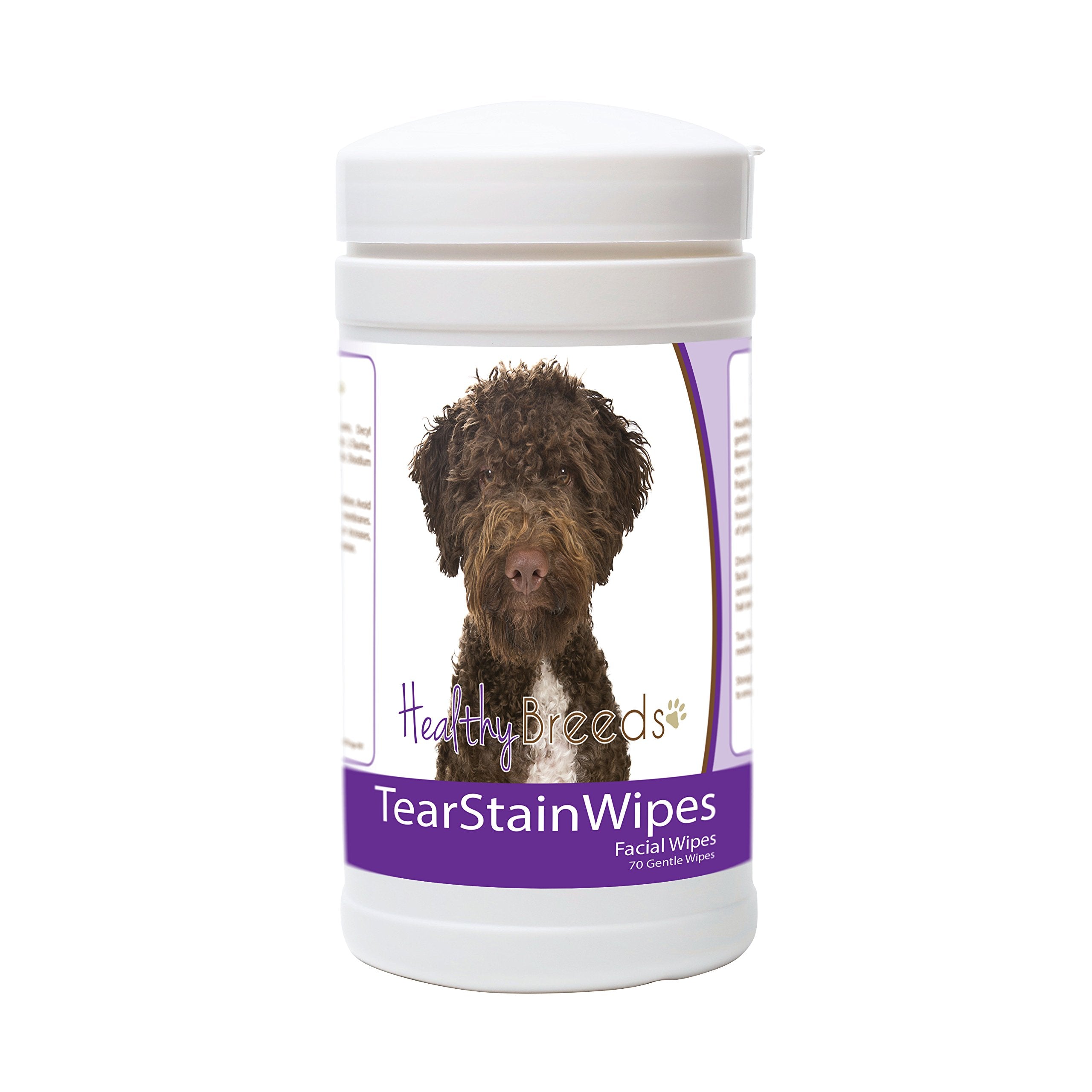 Healthy Breeds Lagotti Romagnoli Tear Stain Wipes 70 Count