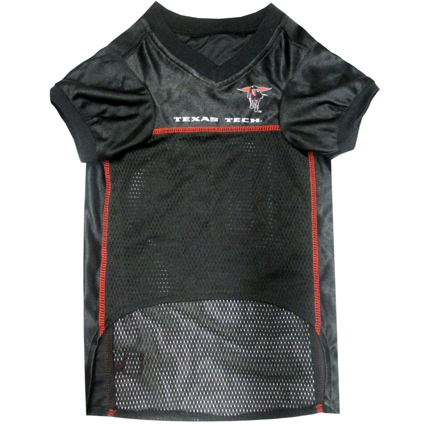 Pets First NCAA College Texas Tech Red Raiders Mesh Jersey for DOGS & CATS, Medium. Licensed Dog Jersey with your Favorite Footb