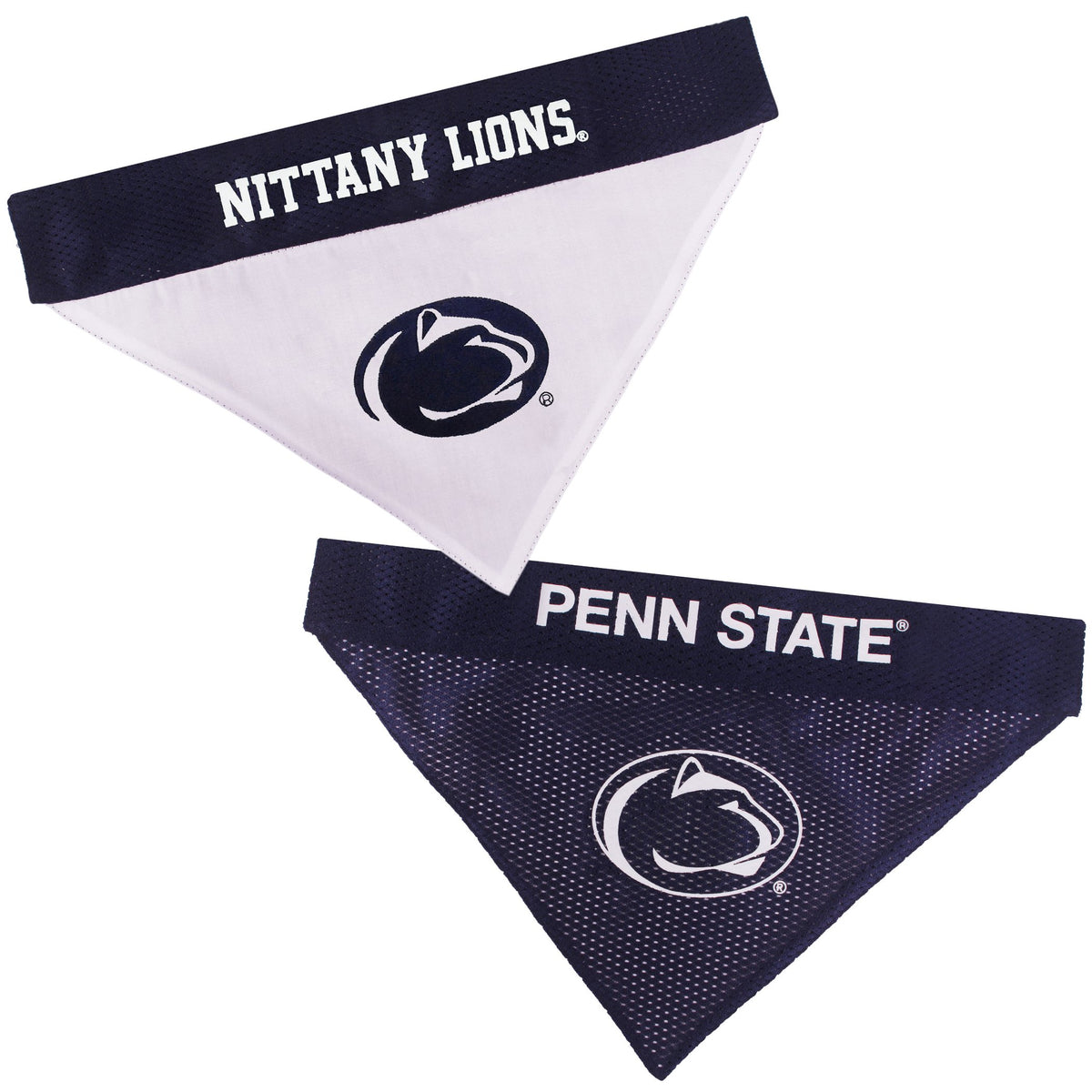 Pets First Collegiate Pet Accessories, Reversible Bandana, Penn State Nittany Lions, Large/X-Large