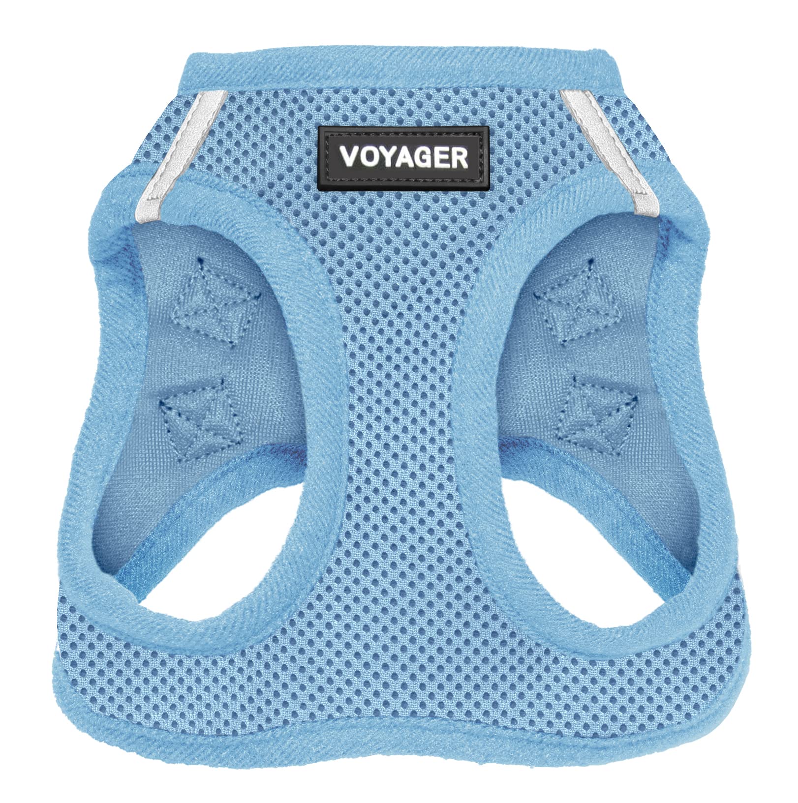Voyager Step-In Air Dog Harness - All Weather Mesh Step In Vest Harness For Small And Medium Dogs And Cats By Best Pet Supplies - Harness (Baby Blue), S (Chest: 14.5-16')