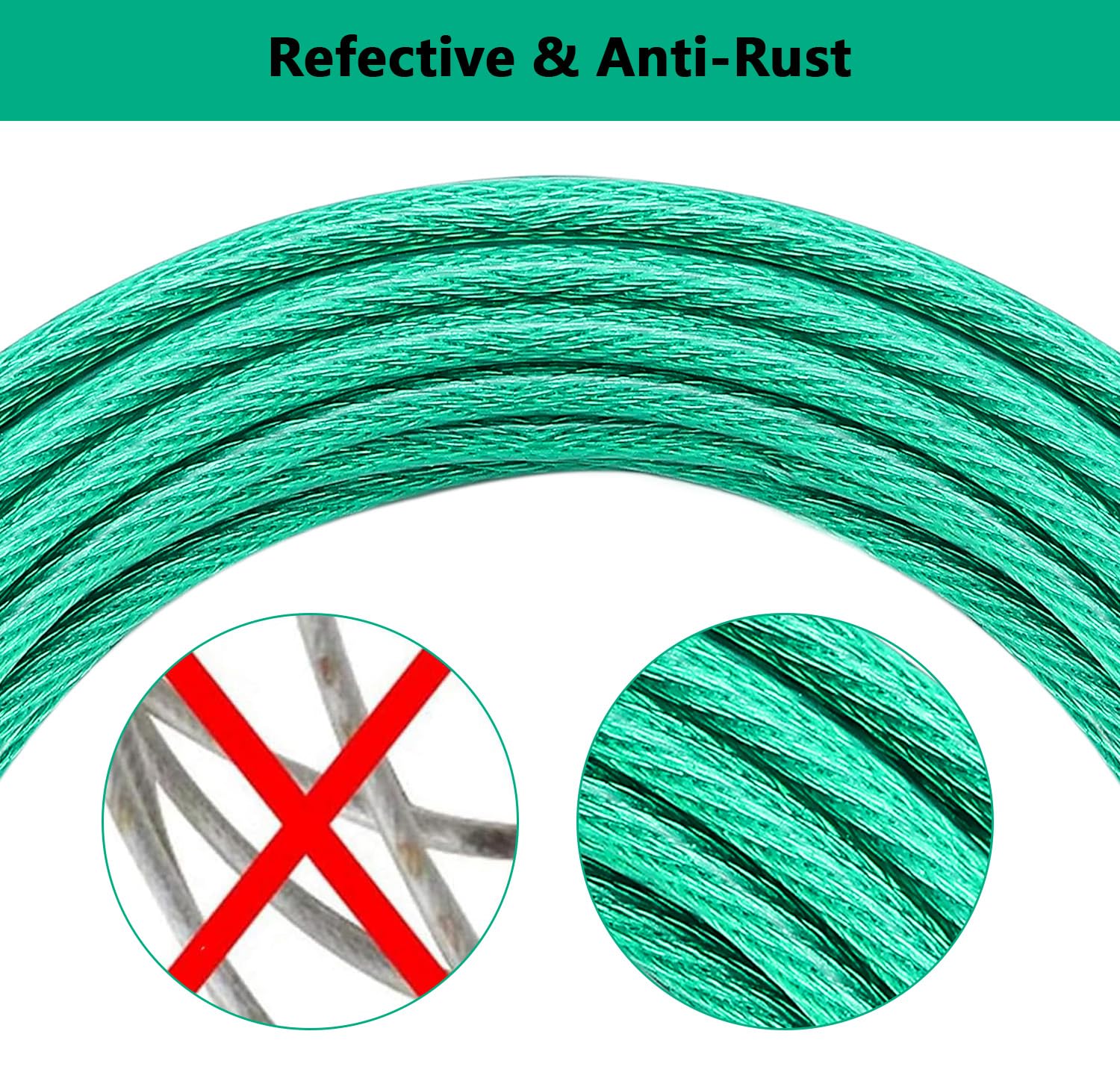 Heavy Duty Dog Tie Out Cable For Outside,20Ft Dog Runner Cable With Swivel Hook Up To 300Lbs,Small-Large Dogs Leash&Chains For Y