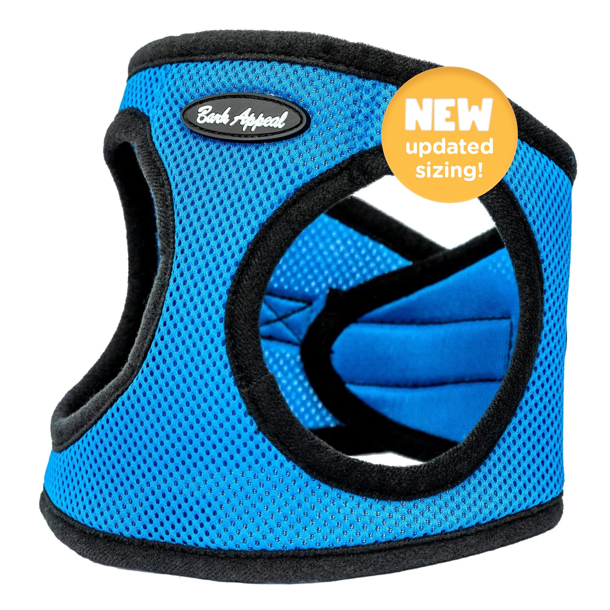 Bark Appeal Step-In Dog Harness, Mesh Step In Dog Vest Harness For Small & Medium Dogs, Non-Choking With Adjustable Heavy-Duty Buckle For Safe, Secure Fit - (Xs, Blue)