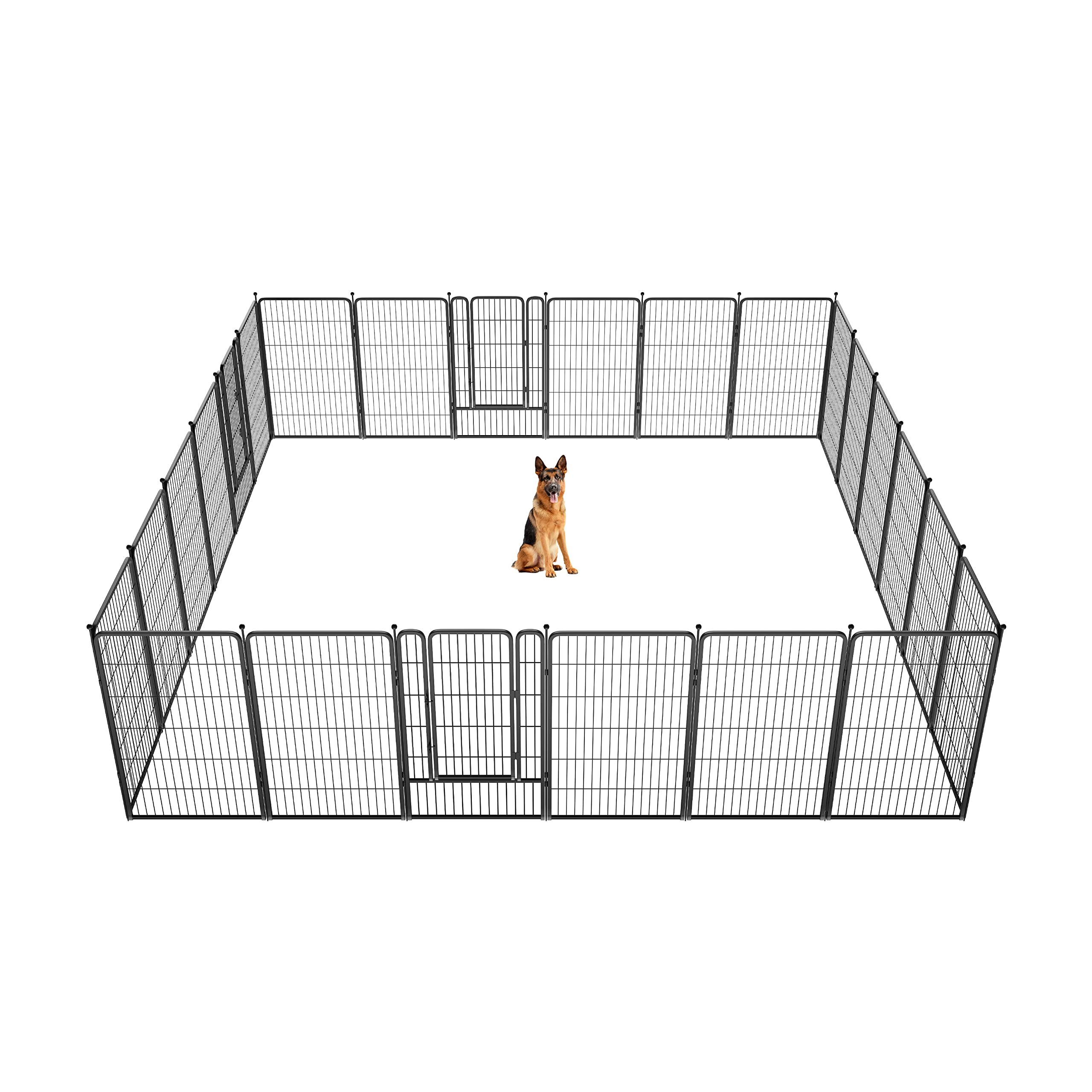 Fxw Rollick Dog Playpen For Yard, Rv Camping, 45 Inch 24 Panels For Large Dogs│Patented