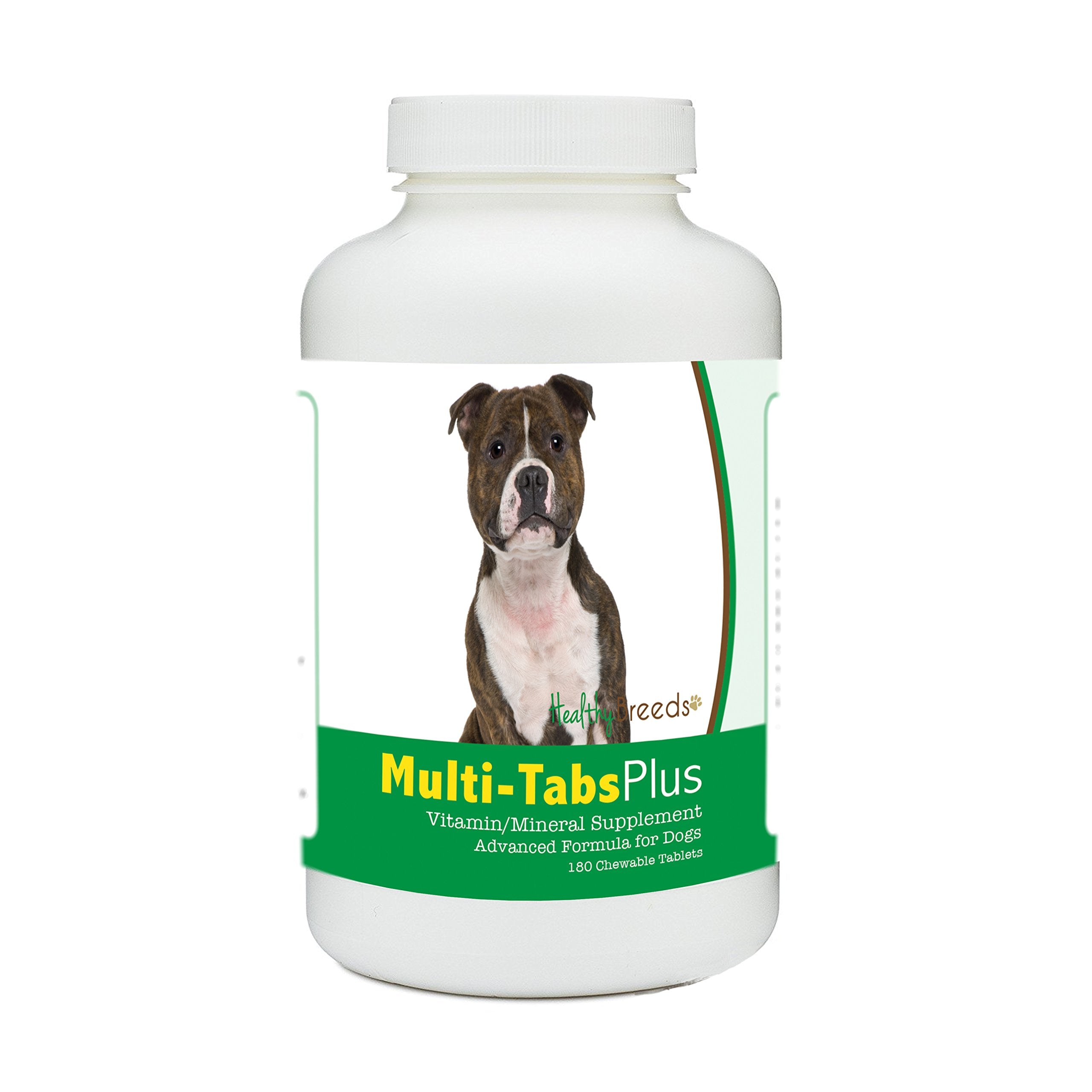 Healthy Breeds Staffordshire Bull Terrier Multi-Tabs Plus Chewable Tablets 180 Count
