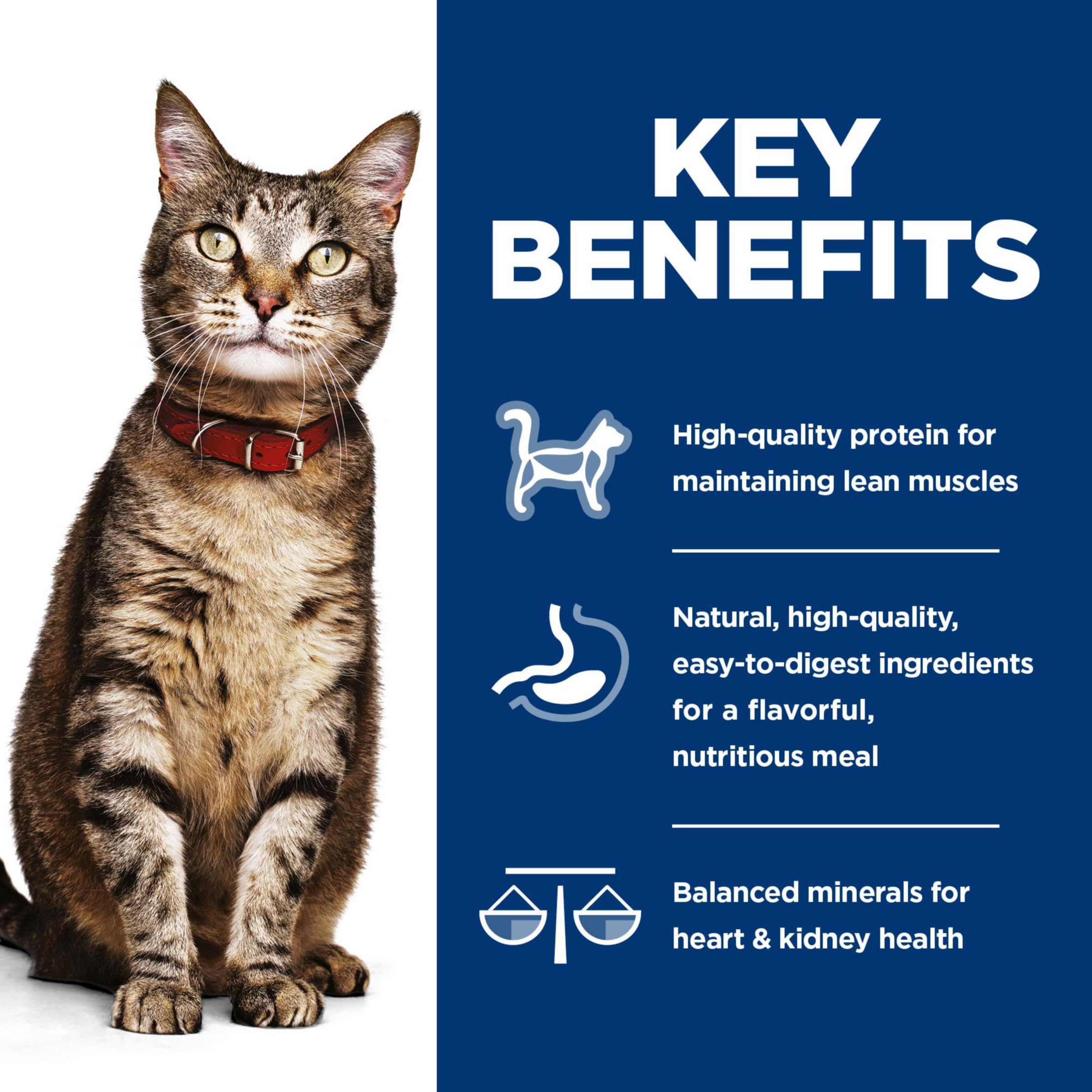 Hills Science Diet Adult 1-6 Premium Nutrition, Wet Cat Food, Variety Case: Tuna; Chicken; Ocean Fish Stew, 5.5 oz Cans Variety