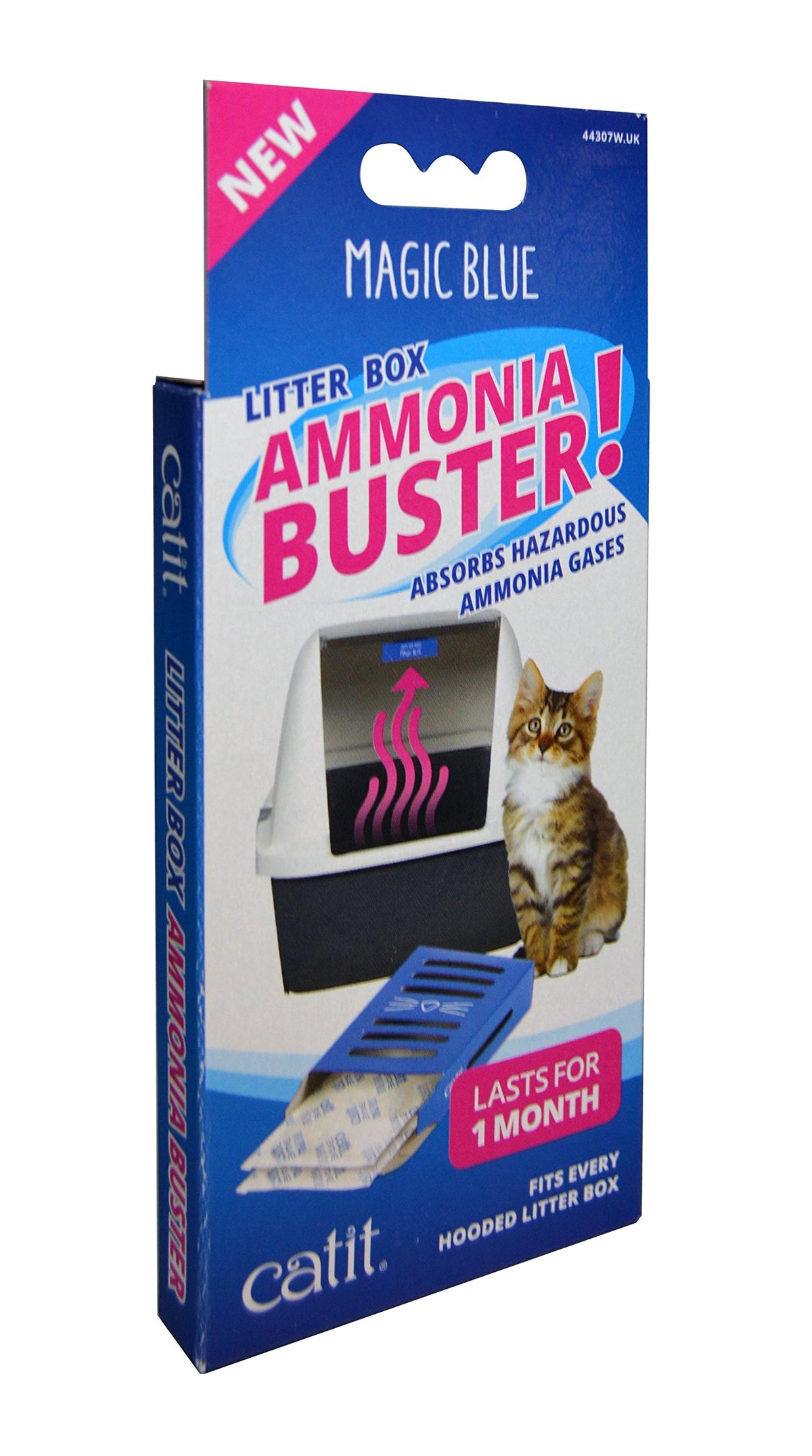 Catit Magic Blue Ammonia Buster - Reduces Urine Odour And Smells For A Fresh Cat Litter Box