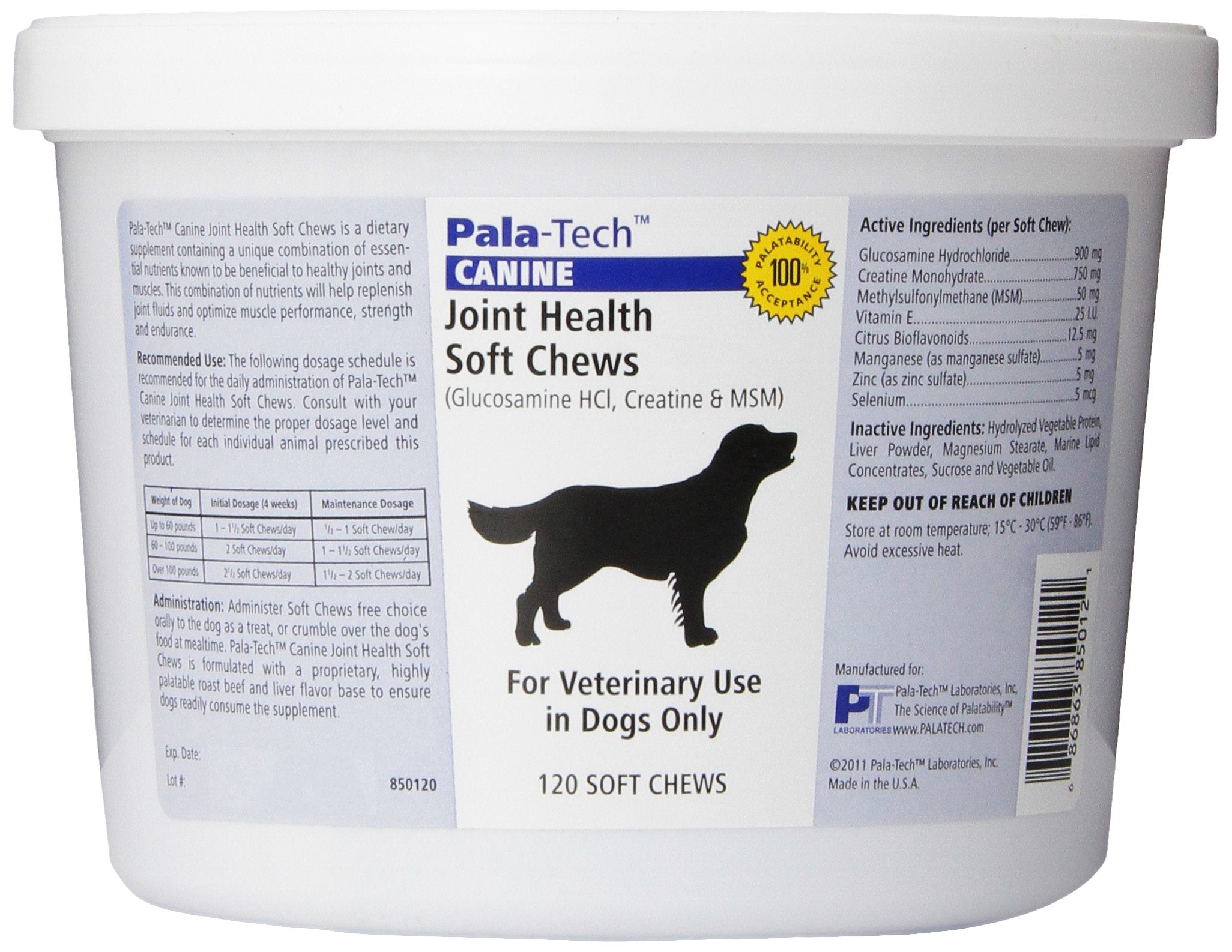 PalaTech 120Count Canine Joint Soft Chews