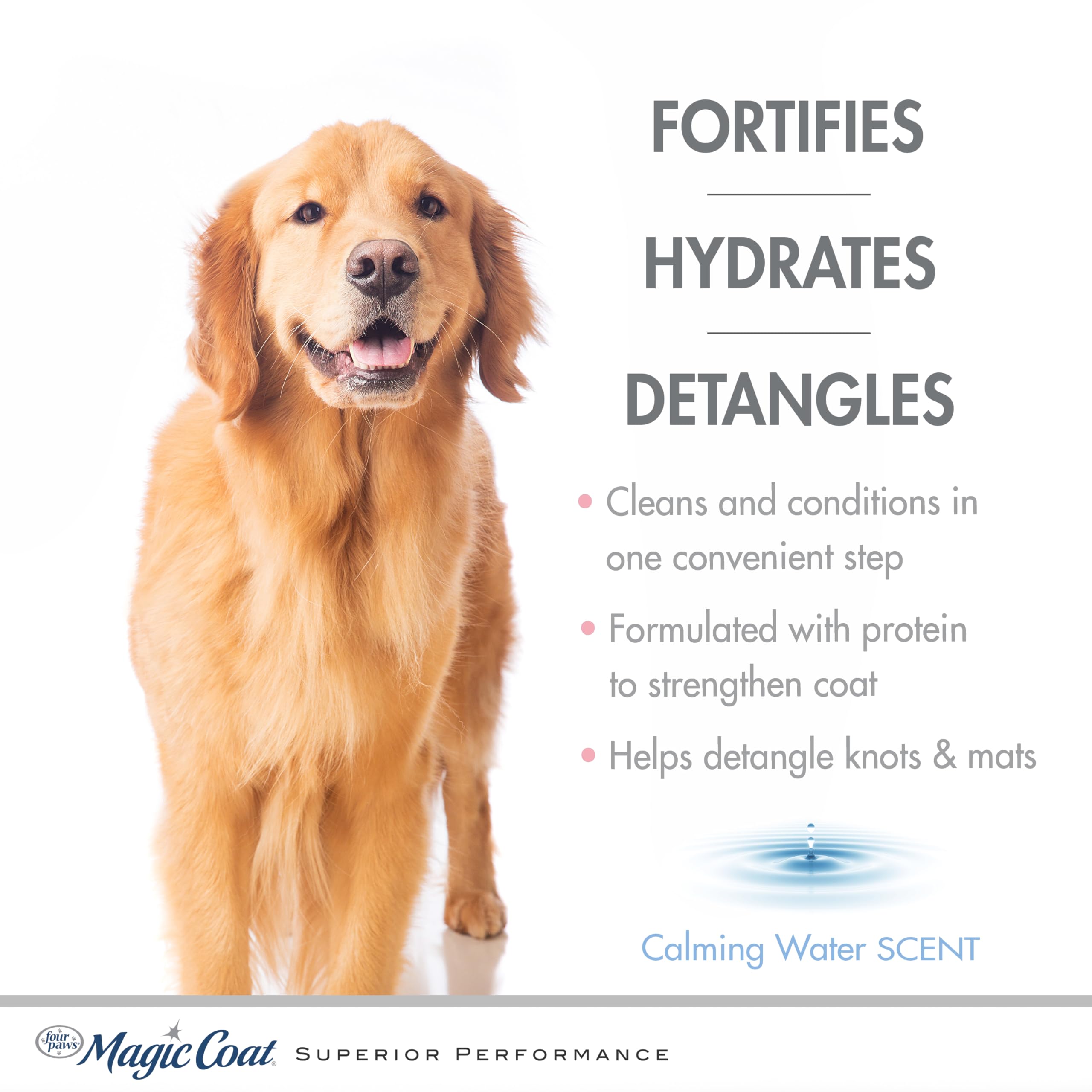 Four Paws Magic Coat Cleans & Conditions Dog 2 In 1 Shampoo And Conditioner Dog 2 In 1 Shampoo & Conditioner 16 Ounces (1 Count)
