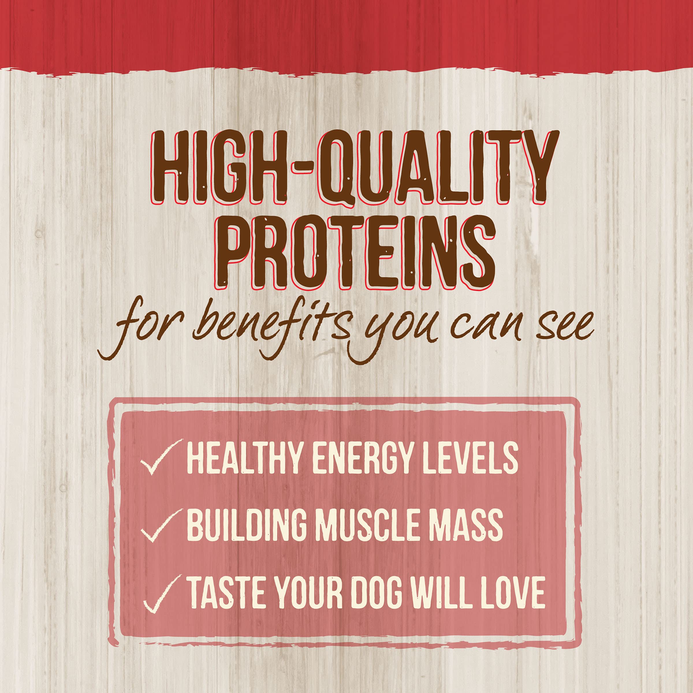 Merrick Healthy Grains Premium Adult Dry Dog Food, Wholesome And Natural Kibble With Beef And Brown Rice - 25.0 lb. Bag