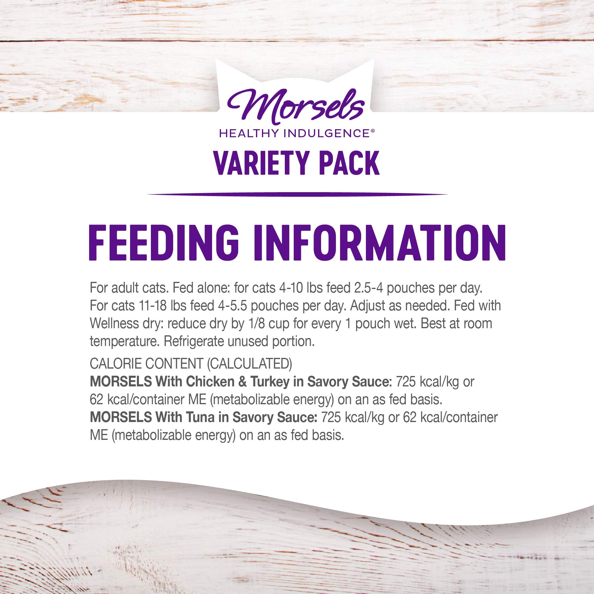 Wellness Healthy Indulgence Morsels Grain-Free Wet Cat Food, Made with Natural Ingredients and Quality Proteins, Complete and Ba