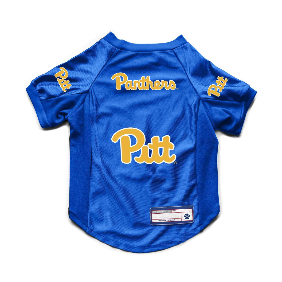 Littlearth Ncaa Pittsburgh Panthers Stretch Pet Jersey, Team Color, Big Dog