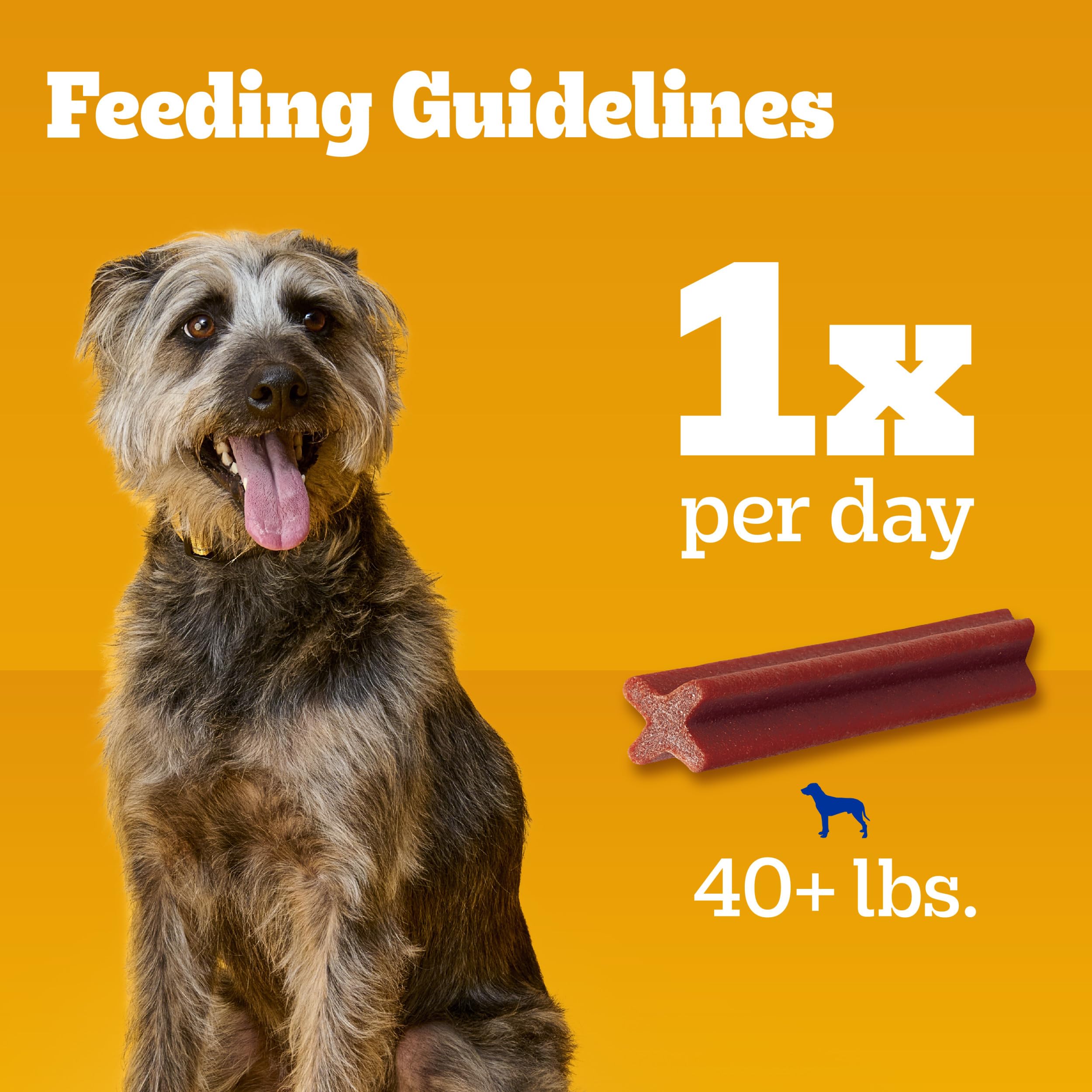 PEDIGREE DENTASTIX Large Dog Dental Treats Bacon Flavor Dental Bones, 1.67 lb. Pack (32 Treats)