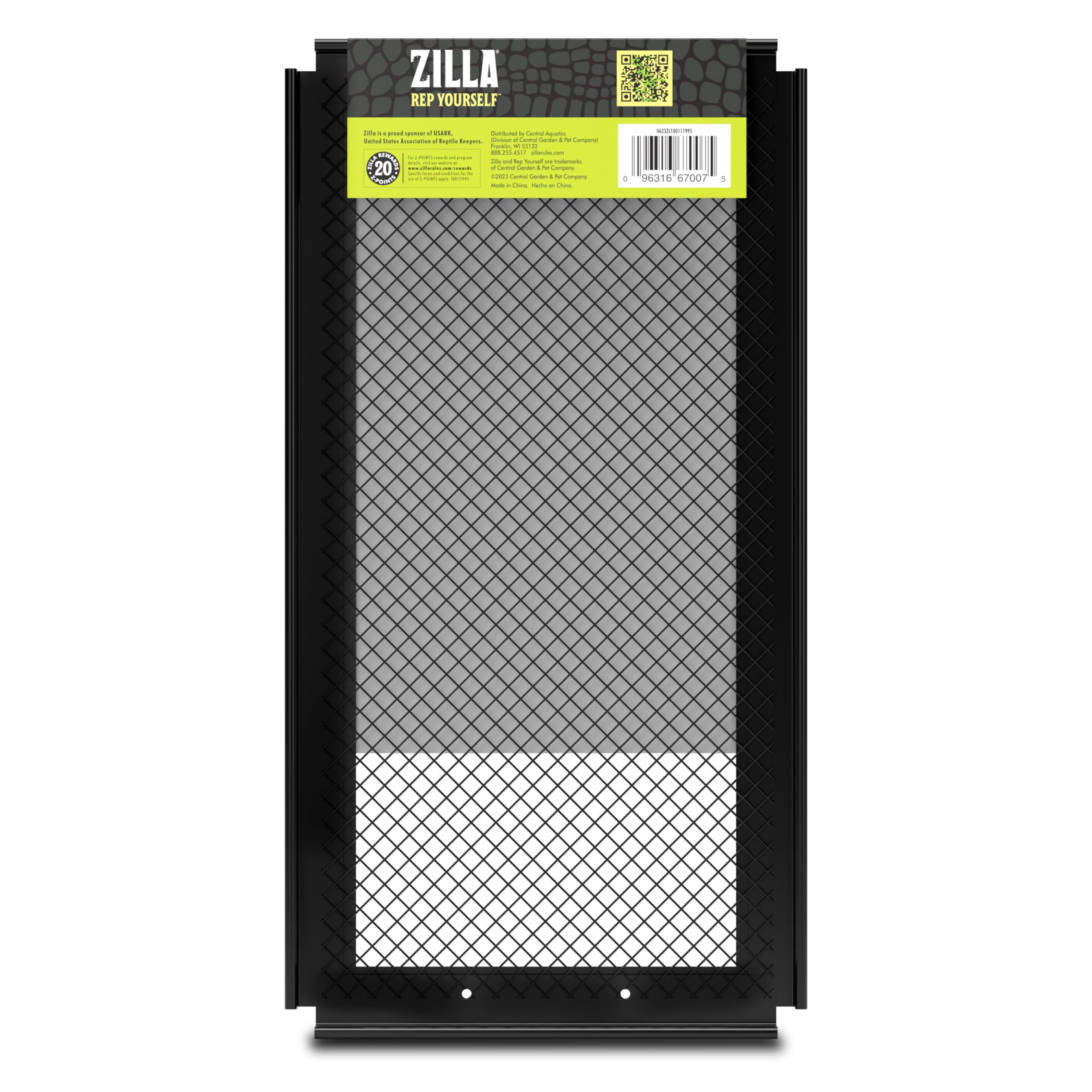 Zilla Reptile Terrarium Covers Fresh Air Screen, 12X6-Inch