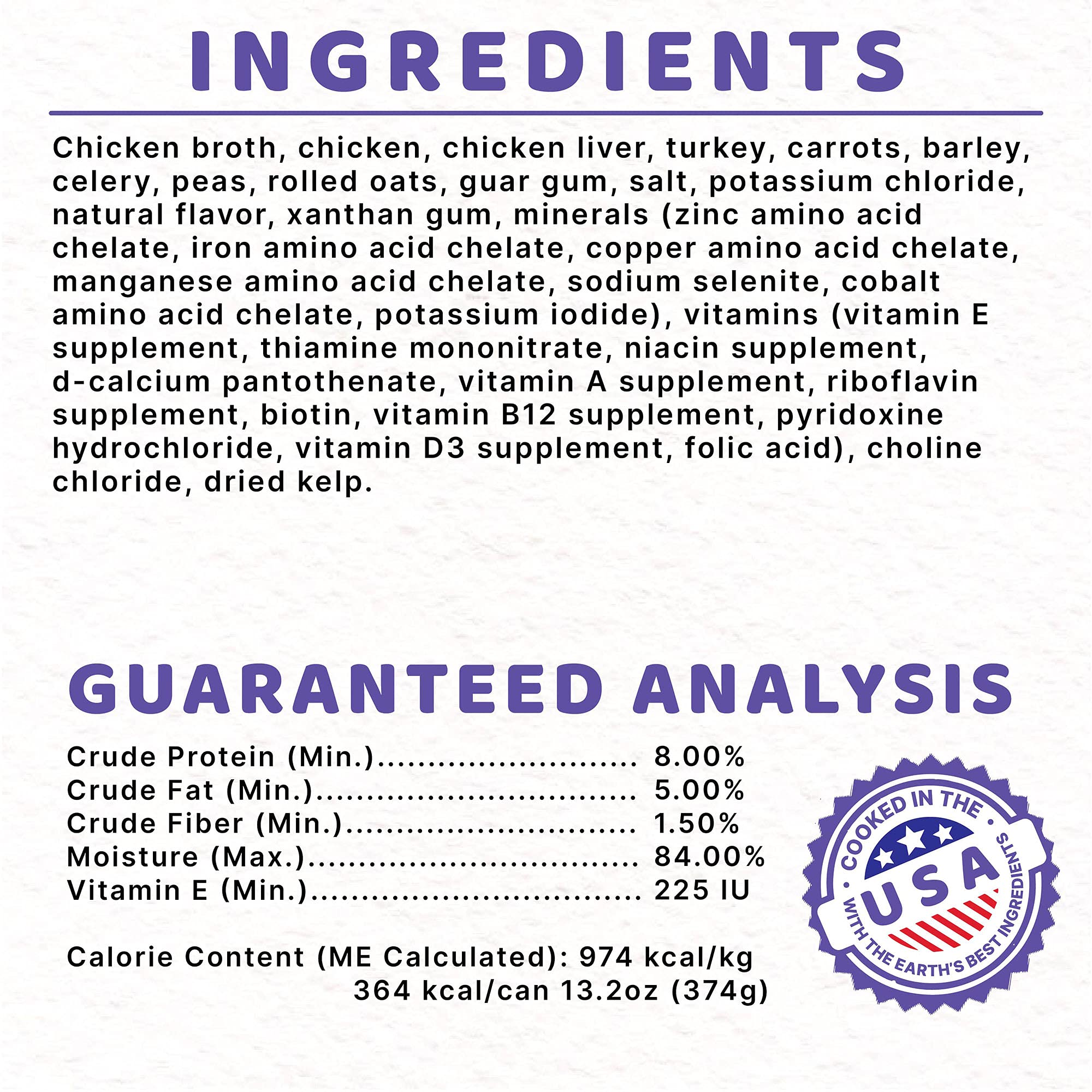 Halo Wet Dog Food Chicken Stew Recipe, Real Meat Canned Dog Food, Meal or Topper, 13.2 Oz Can (Pack of 6)