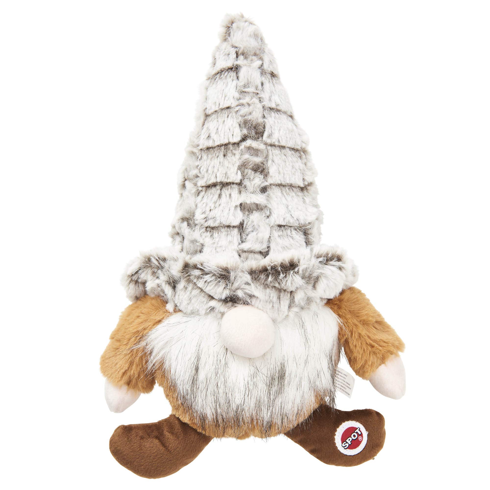 Spot Woodsy Gnome Plush Toy For Dogs 12'', Assorted