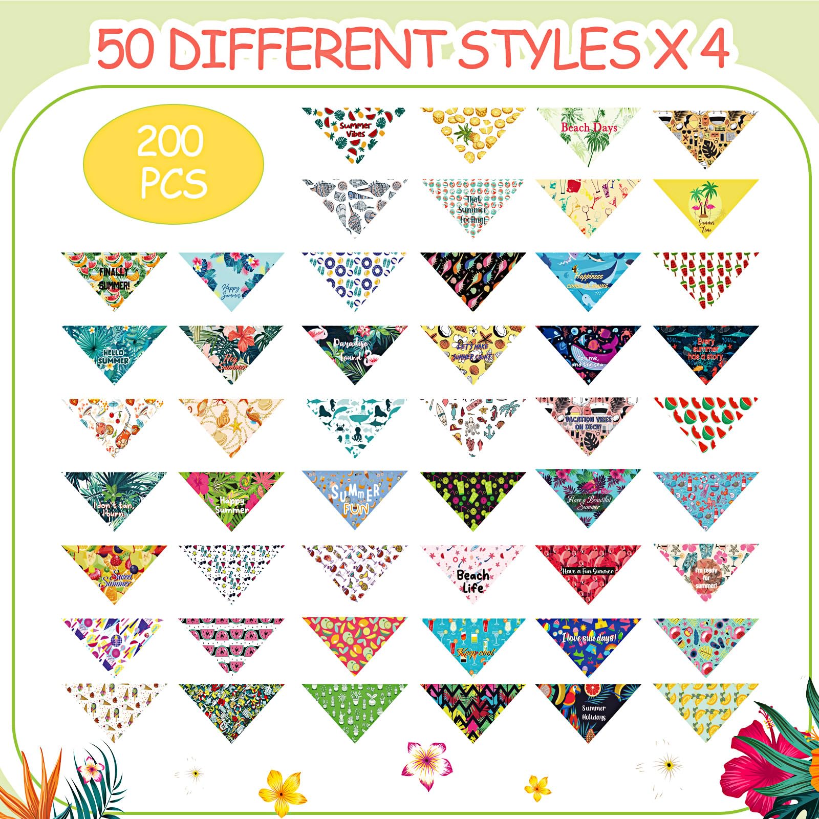 Kacctyen 200 Pcs Halloween Dog Bandana Bulk For Groomers Triangle Bandana With Halloween Patterns Soft And Adjustable Holiday Ke