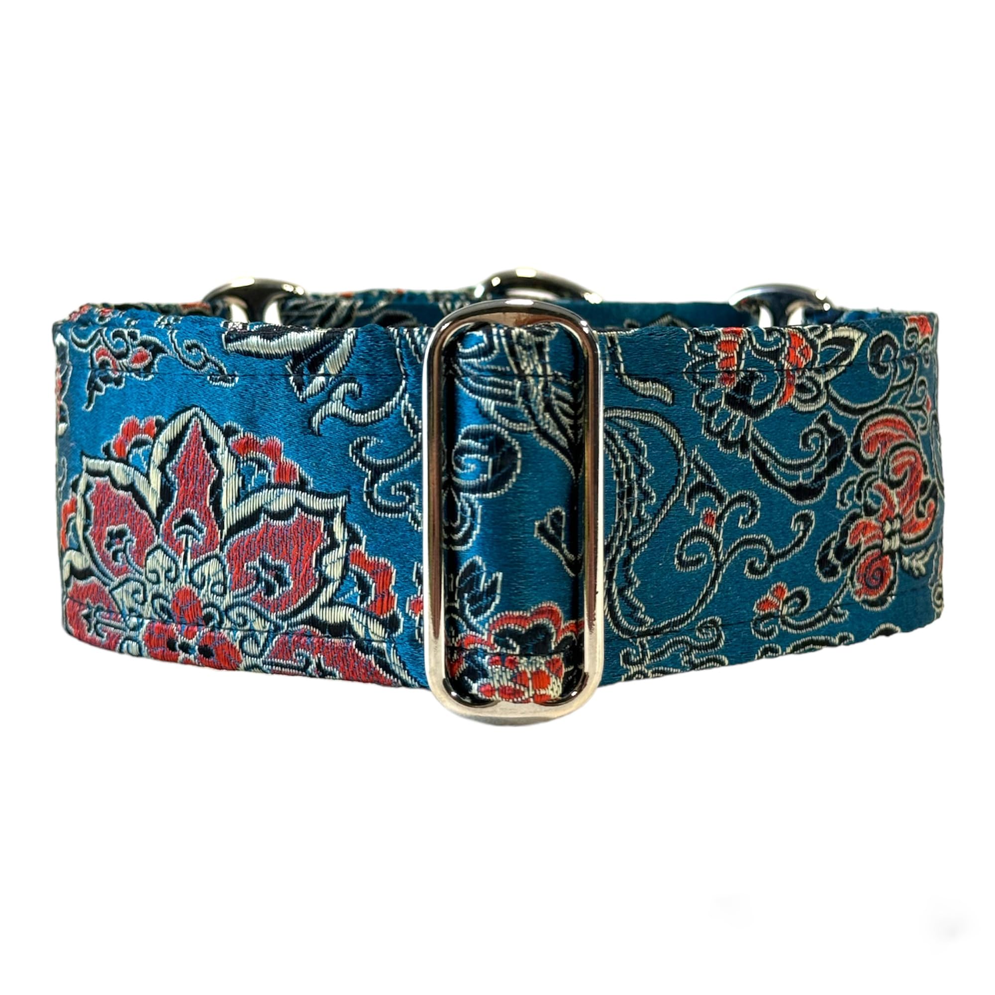 Extra Soft Martingale Dog Collar For Greyhound Saluki Whippet And Other Breeds With Similar Neck 2'' Wide (Xl 17''-22'')