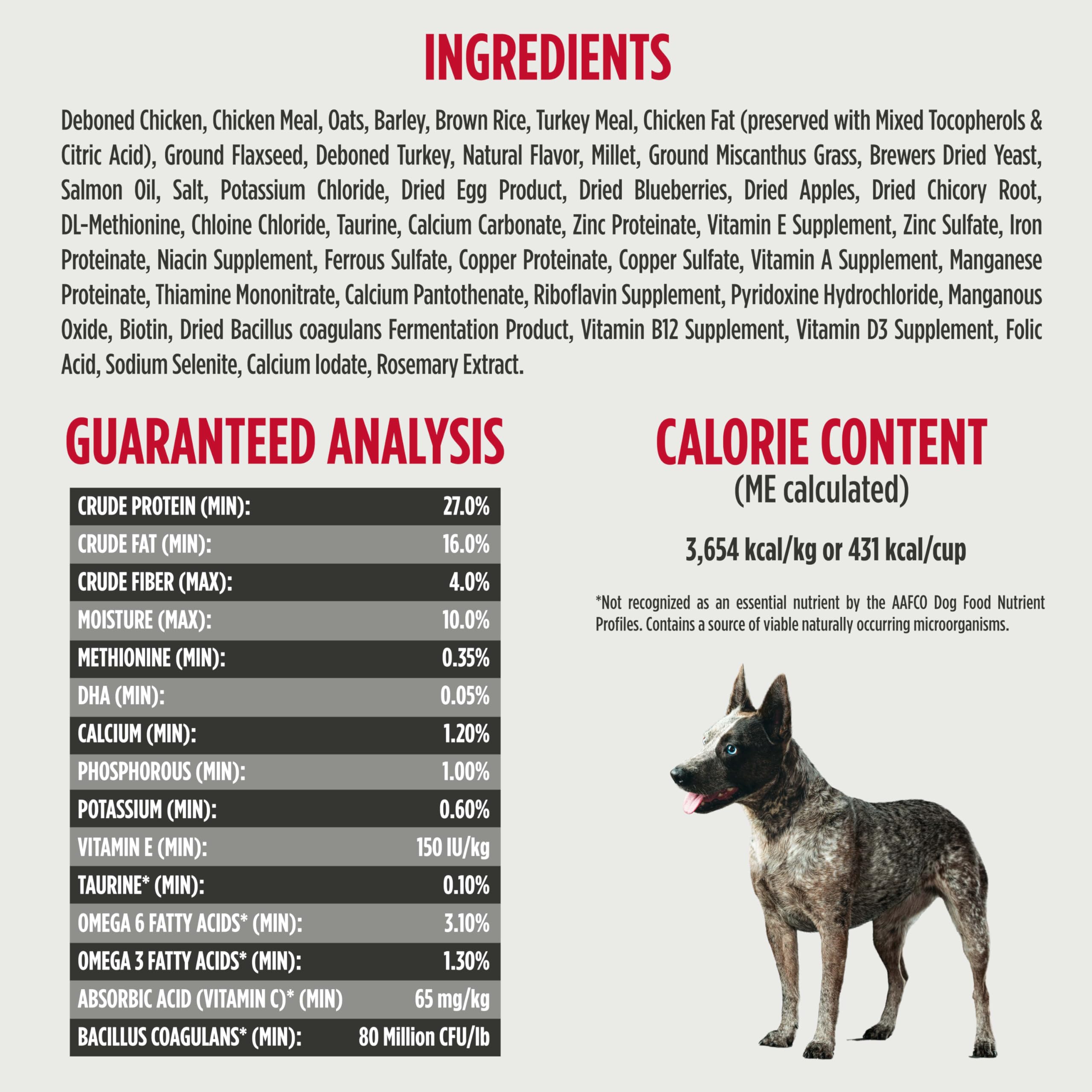 Nulo Frontrunner Ancient Grains High-Protein Puppy Food, Chicken, Oats, & Turkey Recipe- Natural Dry Puppy Food with Probiotics,