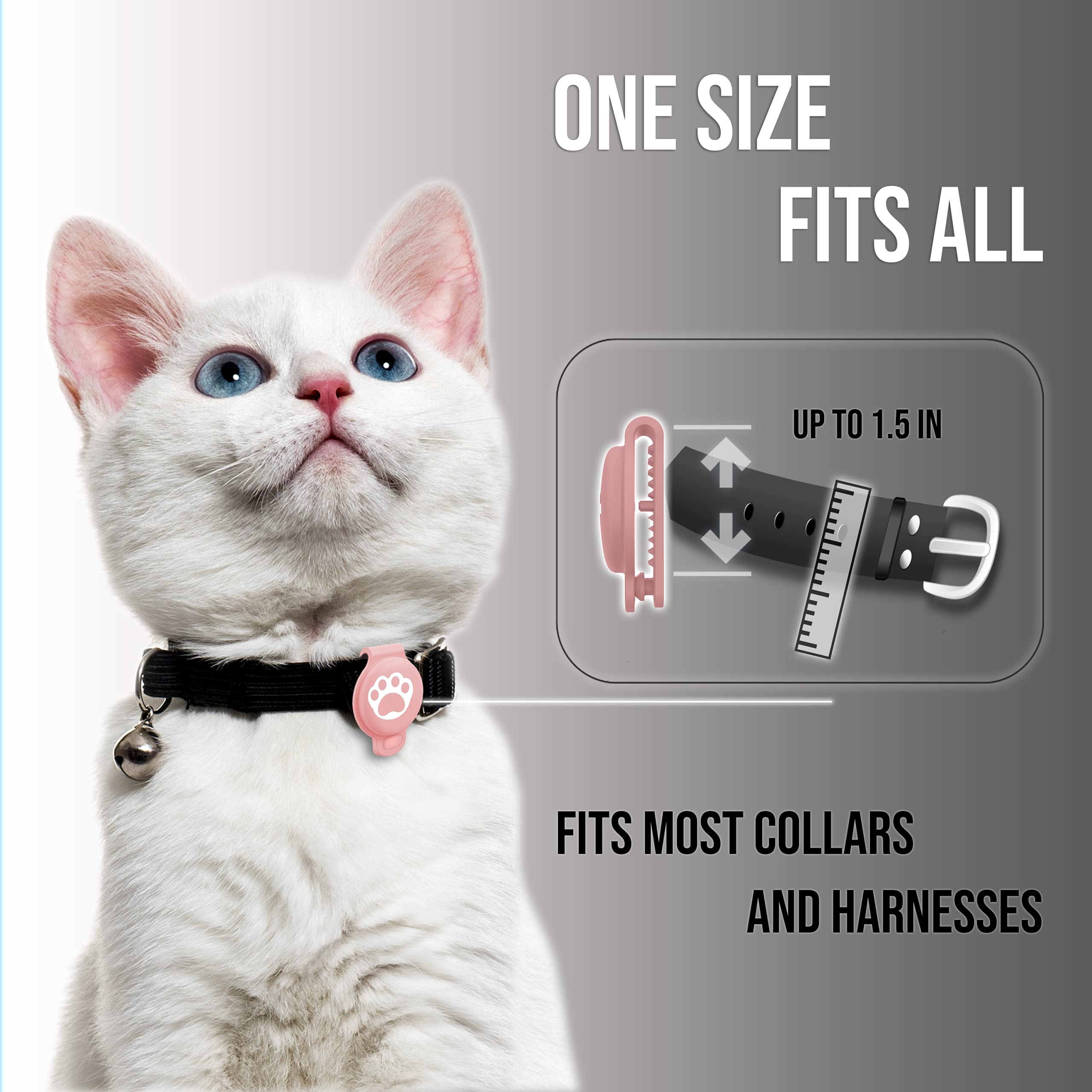 Case for Apple AirTag Pet Tracker Pet Anti-Lost Finder Dog Cat Collar Accessories Backpacks Cameras Purses Bicycles Suitcases Tr