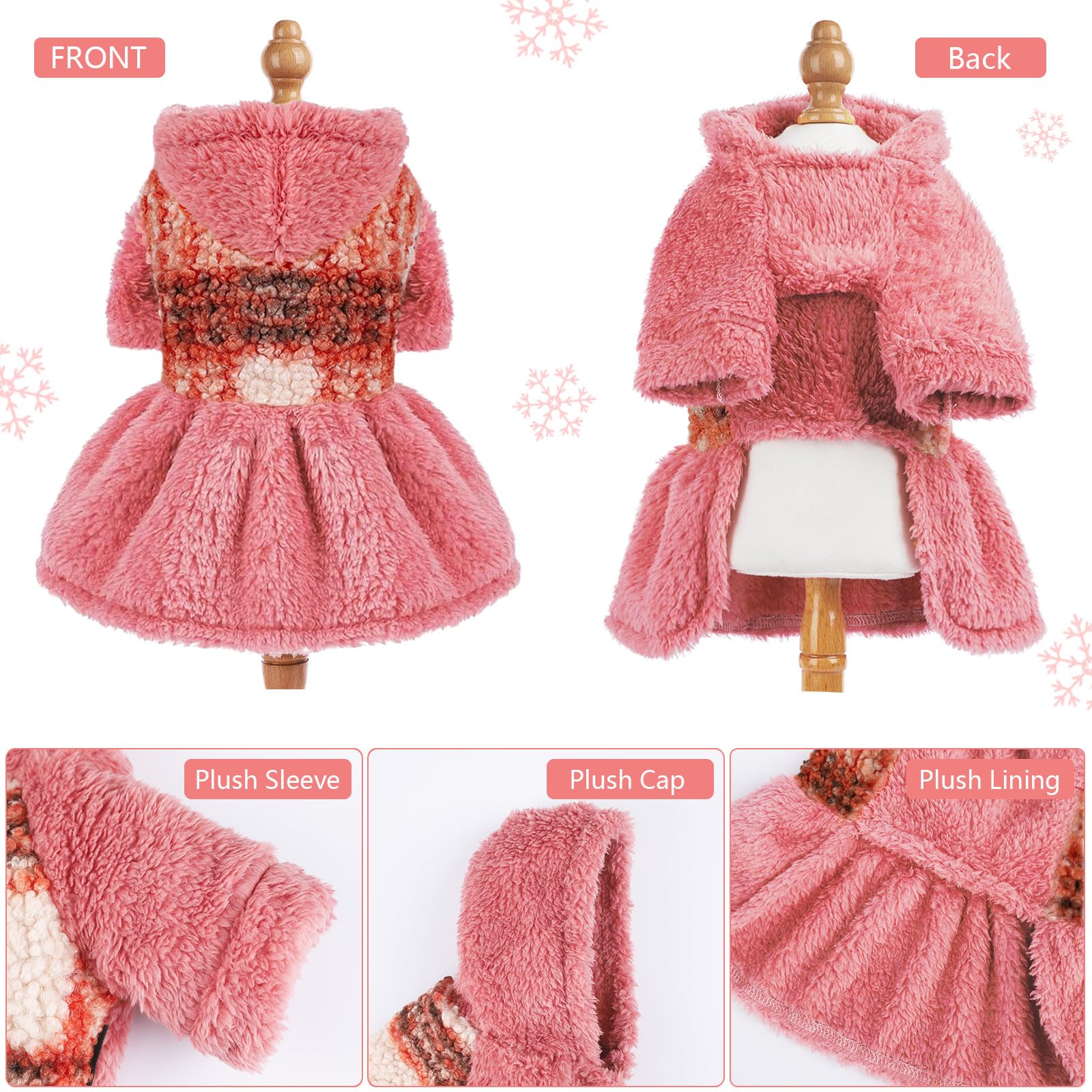 Dog Sweater Hoodie Valentine'S Day Clothes For Small Dogs Boy Girl Pet Cold Weather Coats Fall Sweatshirt For Chihuahua Yorkie C