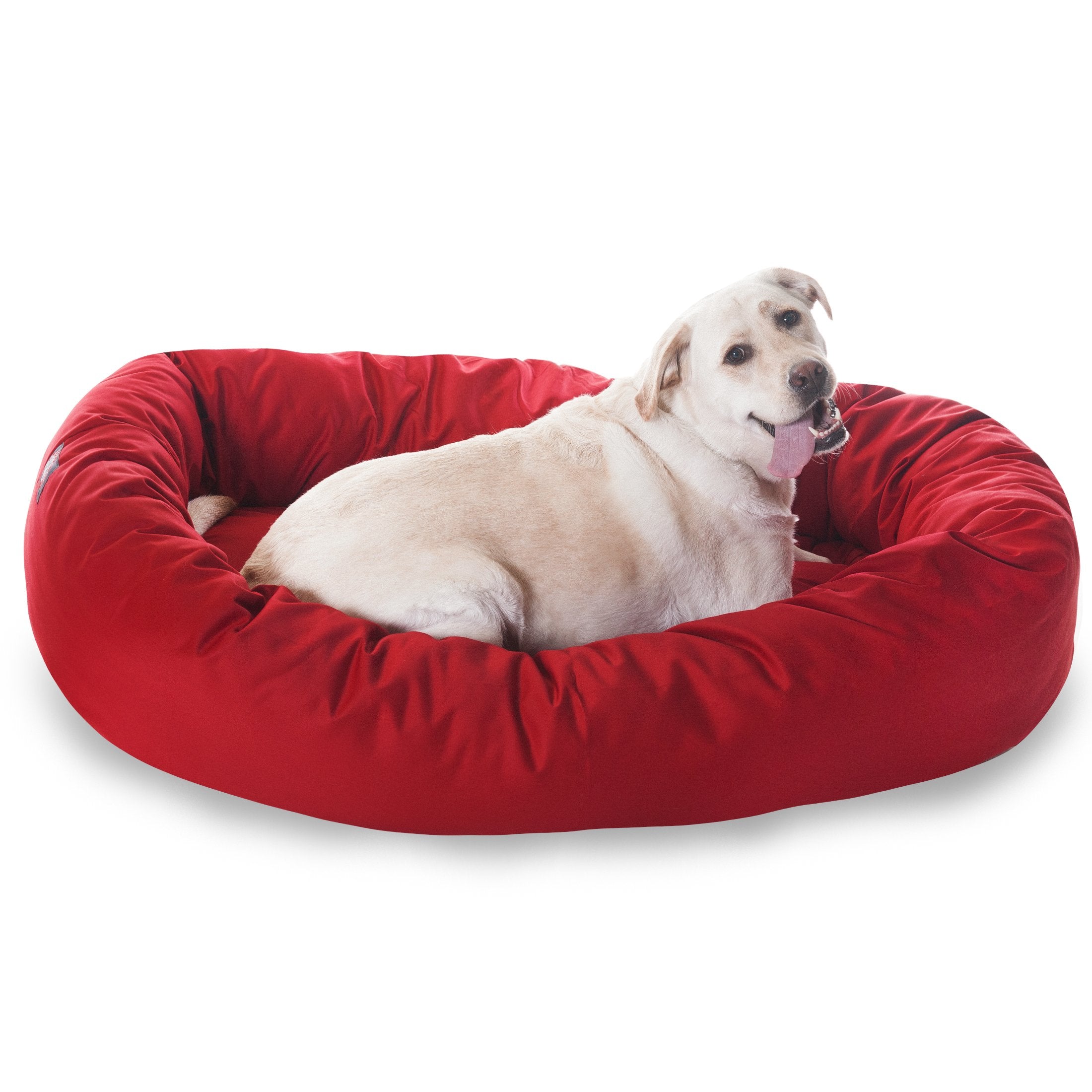 Majestic Pet 52 inch Red Bagel Dog Bed Products