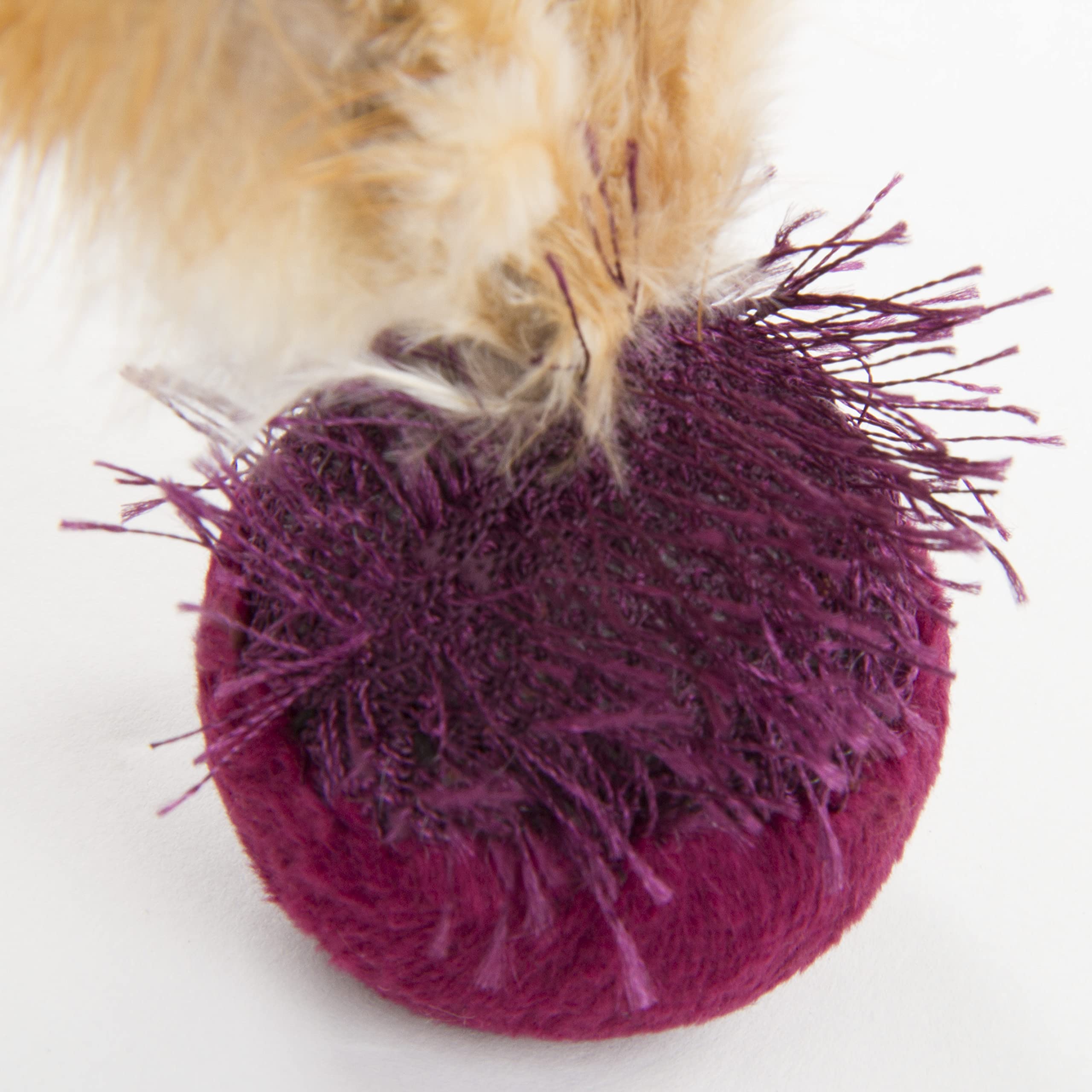 Petlinks Tweet Thing Electronic Cat Toy - Battery Powered, Polyester, Purple, One Size, Model 49471