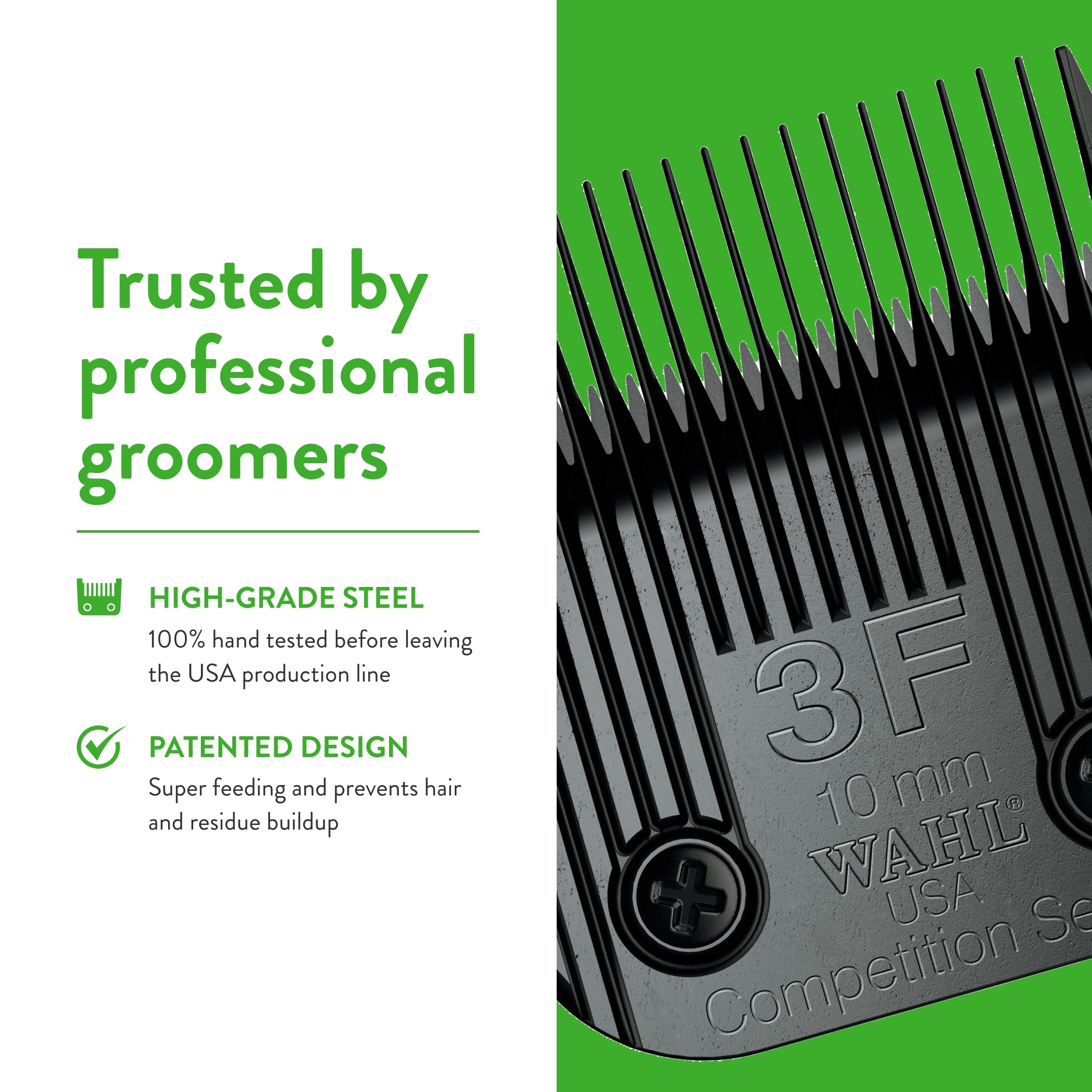 Wahl Professional Animal 3F Full Extra Coarse Ultimate Competition Series Detachable Blade With 25/64-Inch Cut Length (2376-500)